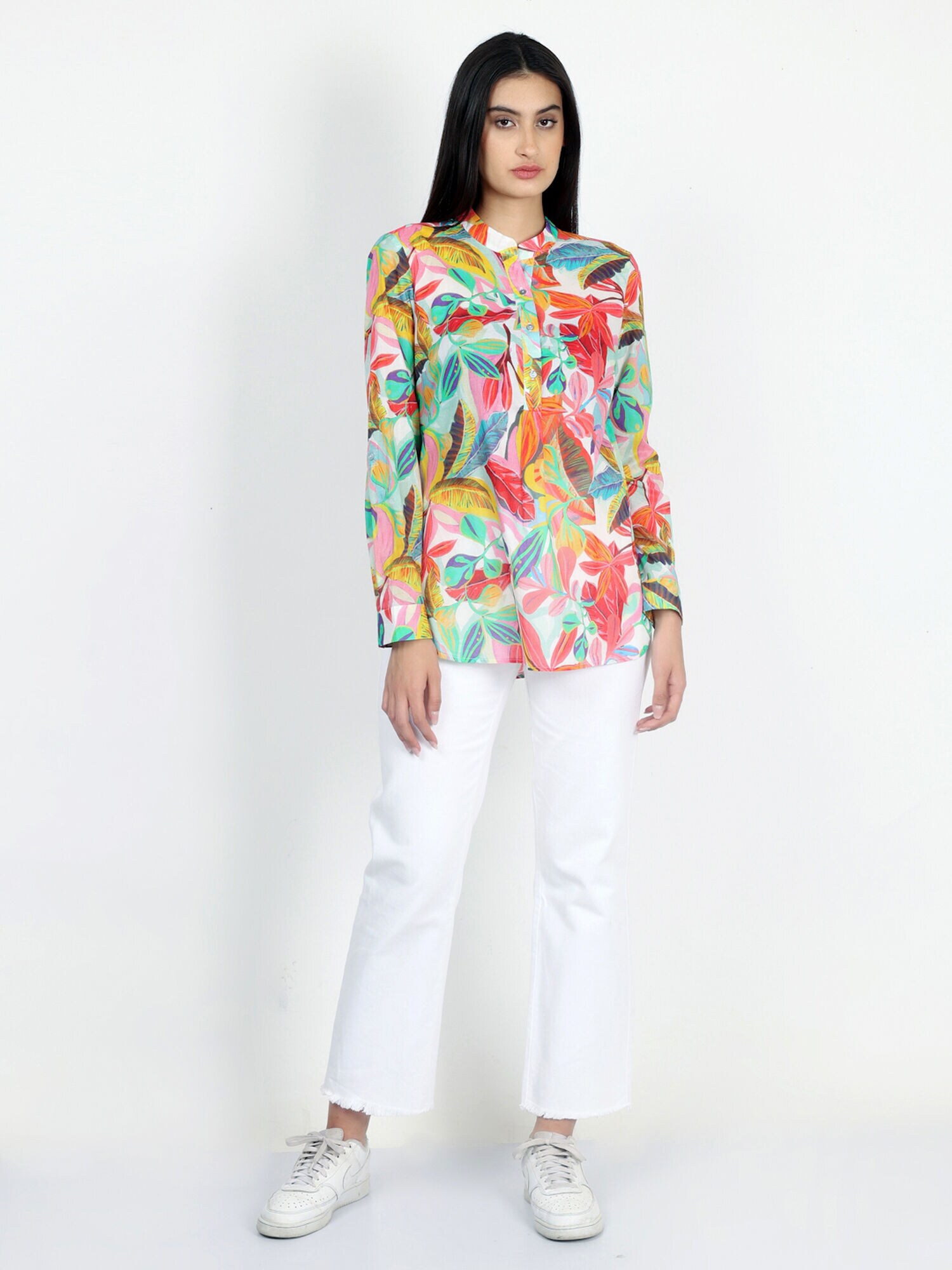 Thumbnail - VICCI Germany Bluse, lange Ärmel-krempelbar