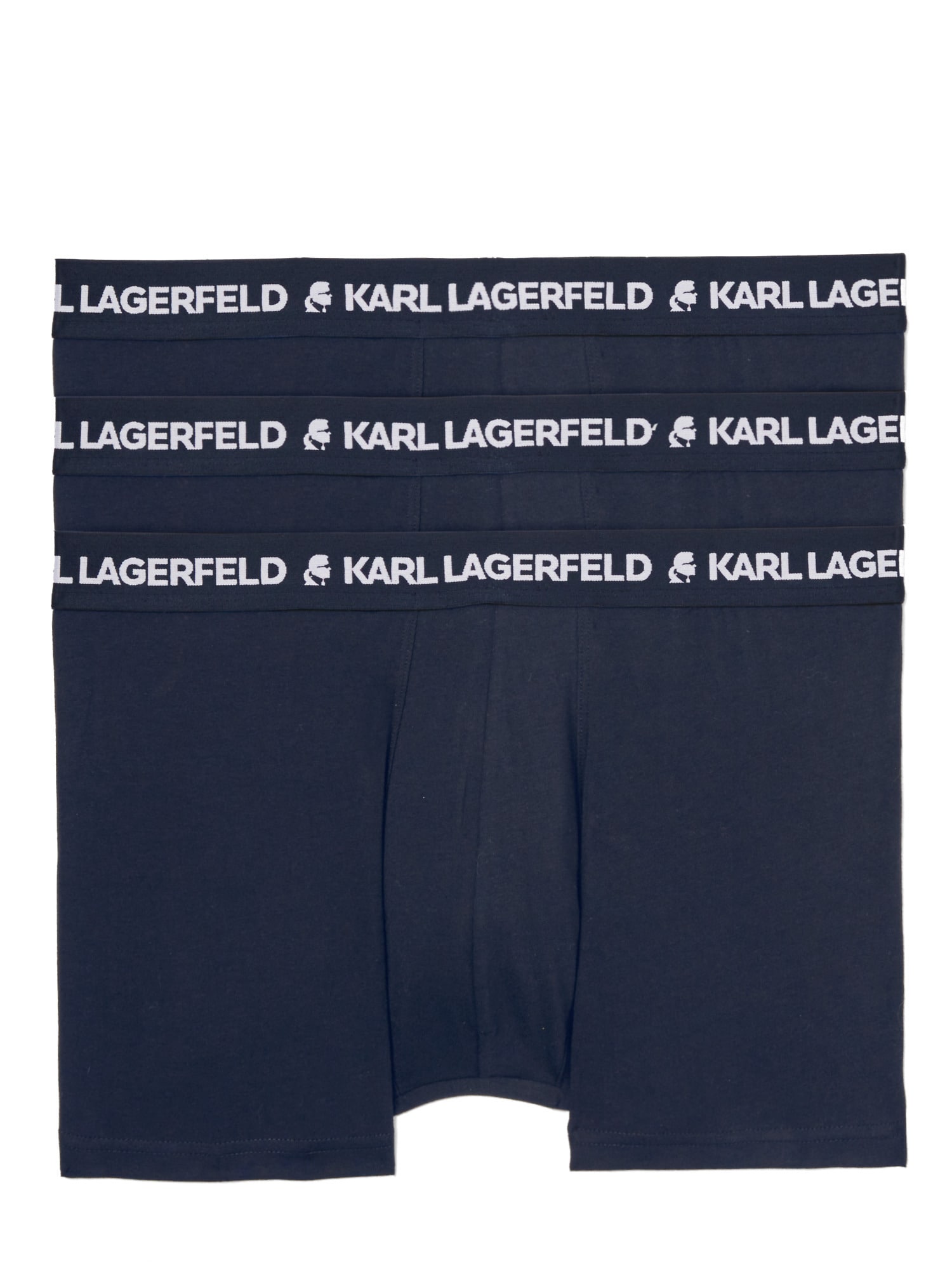 Karl Lagerfeld Boxeri  bleumarin / alb
