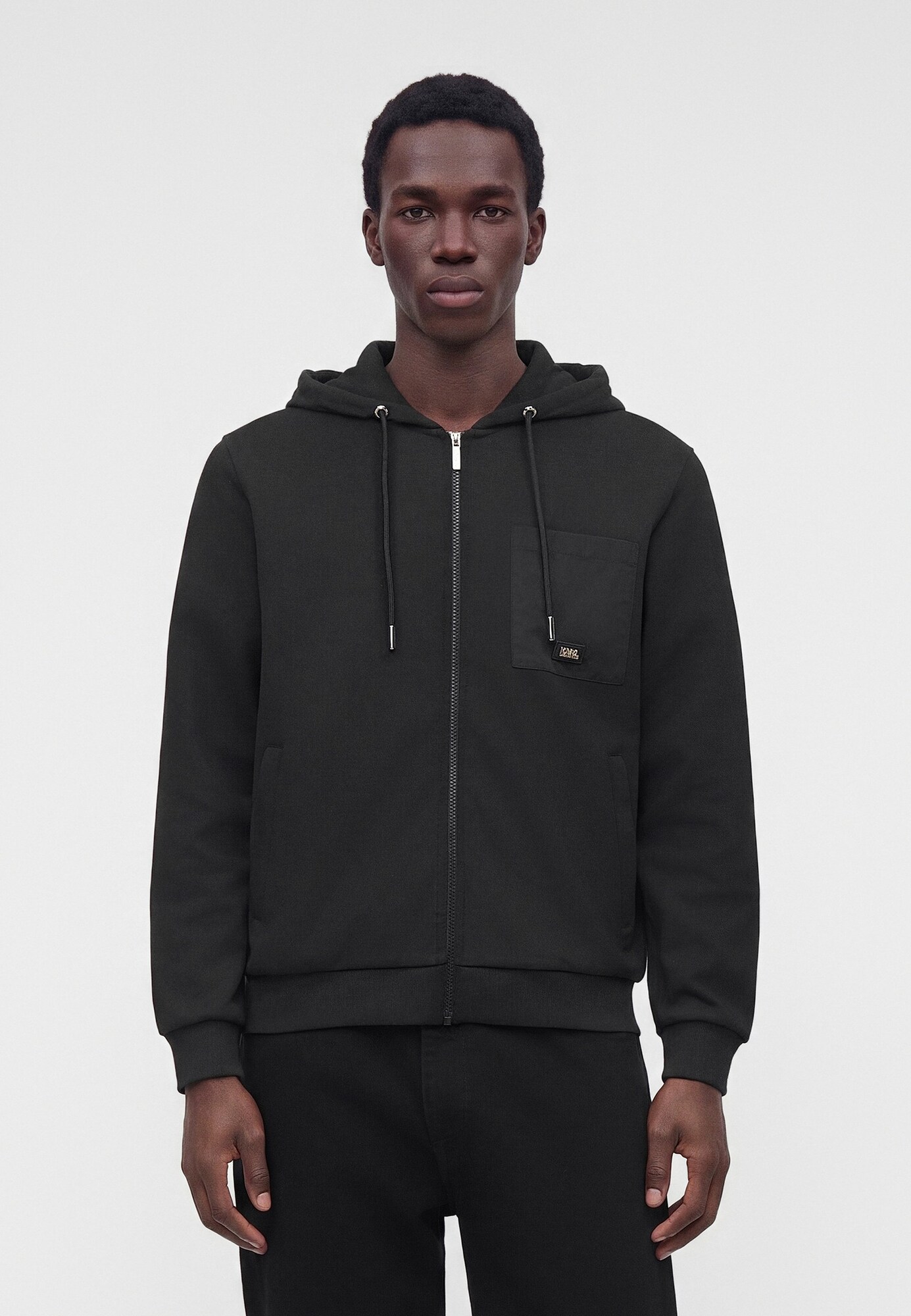 Karl Lagerfeld Sudadera con cremallera negro – imagen 6