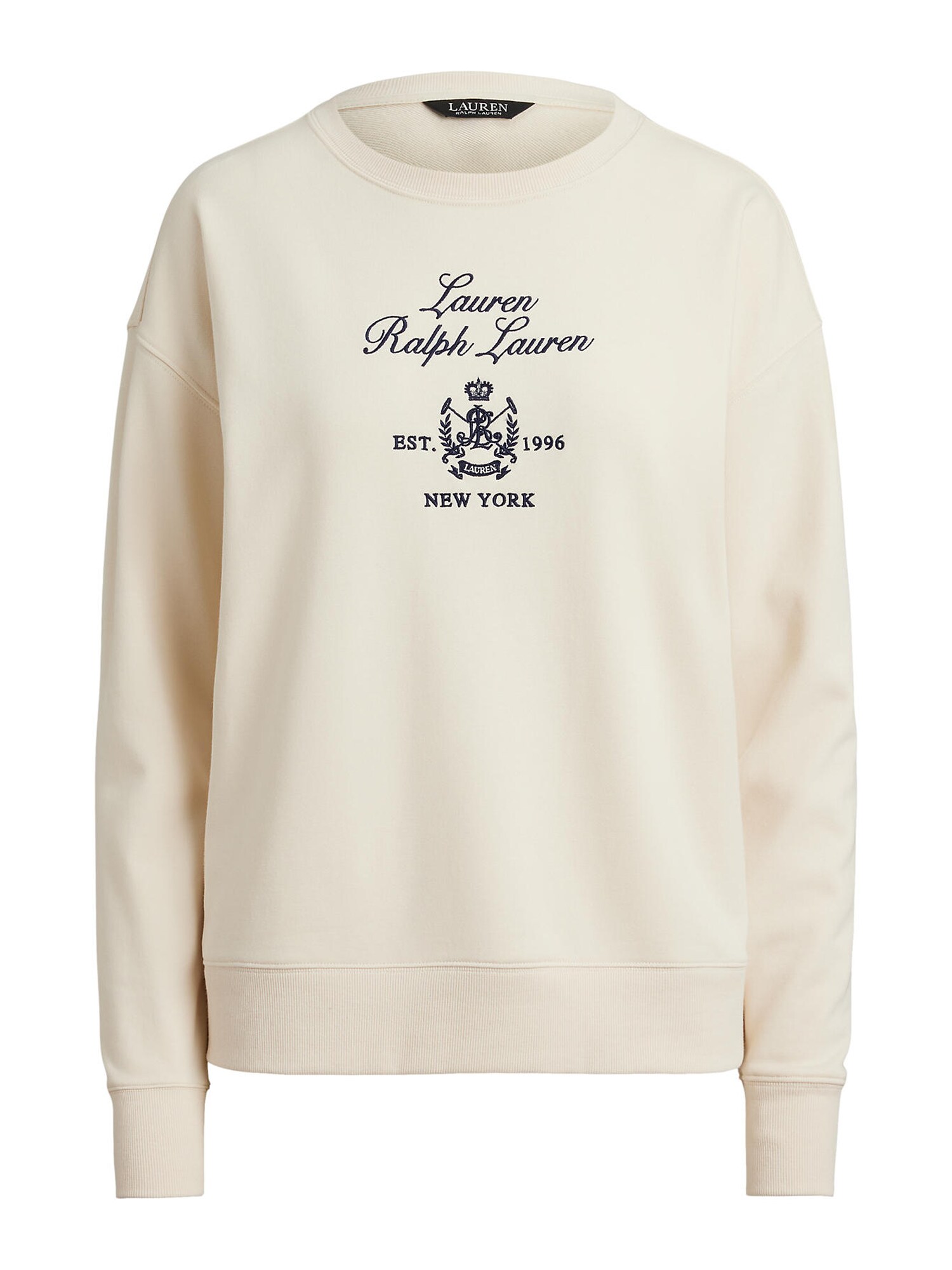 Lauren Ralph Lauren Bluză de molton  crem / bleumarin