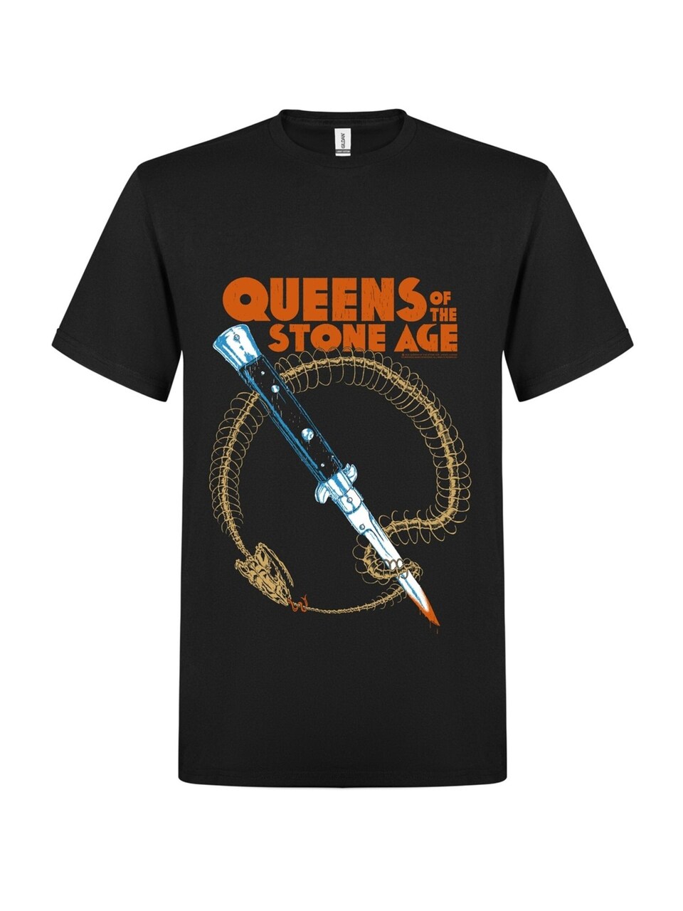 T-shirt 'Queens of the Stone Age Snake Skeleton T-Shirt'