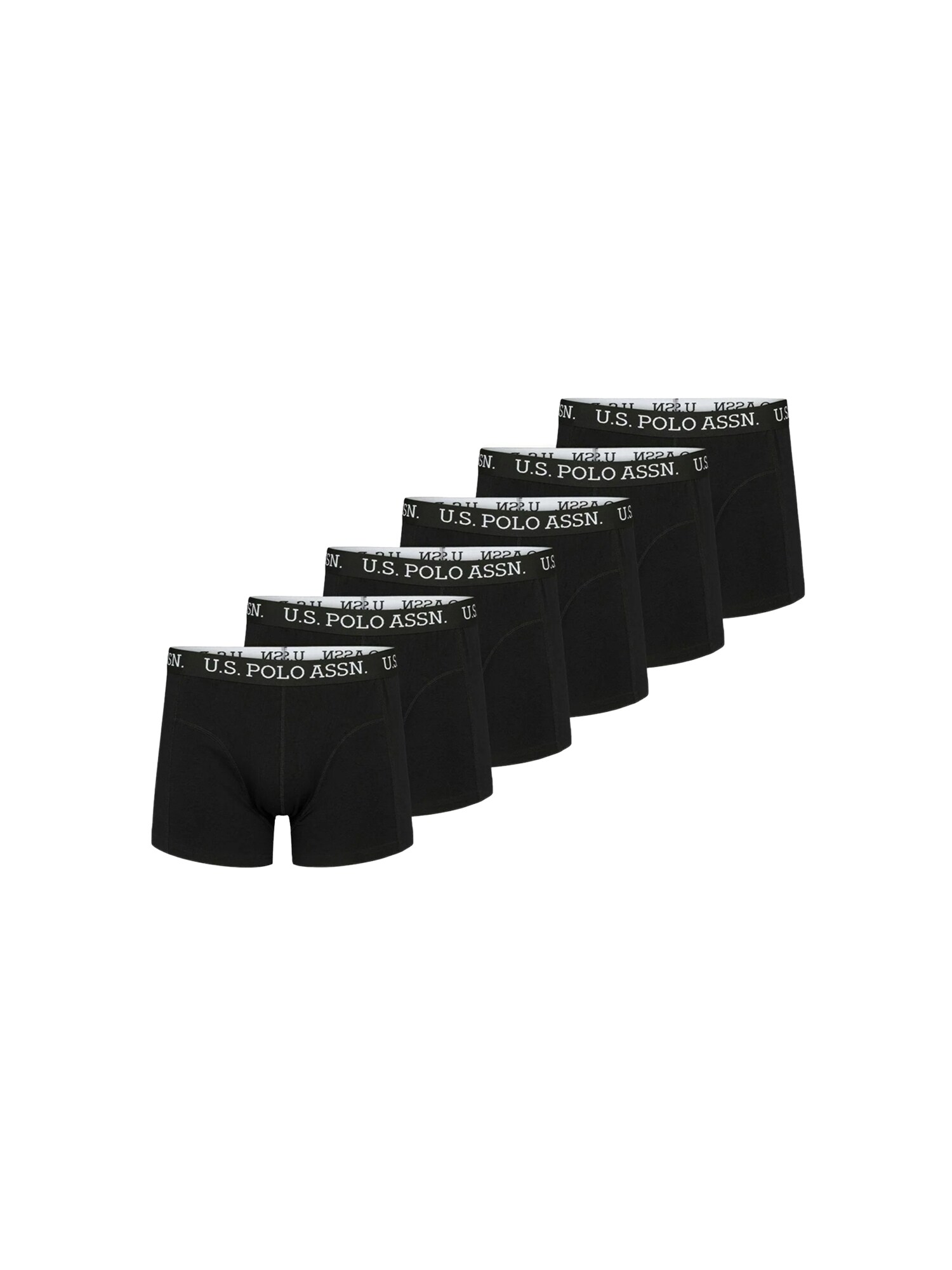 U.S. POLO ASSN. Boxeri UMMagne negru / alb