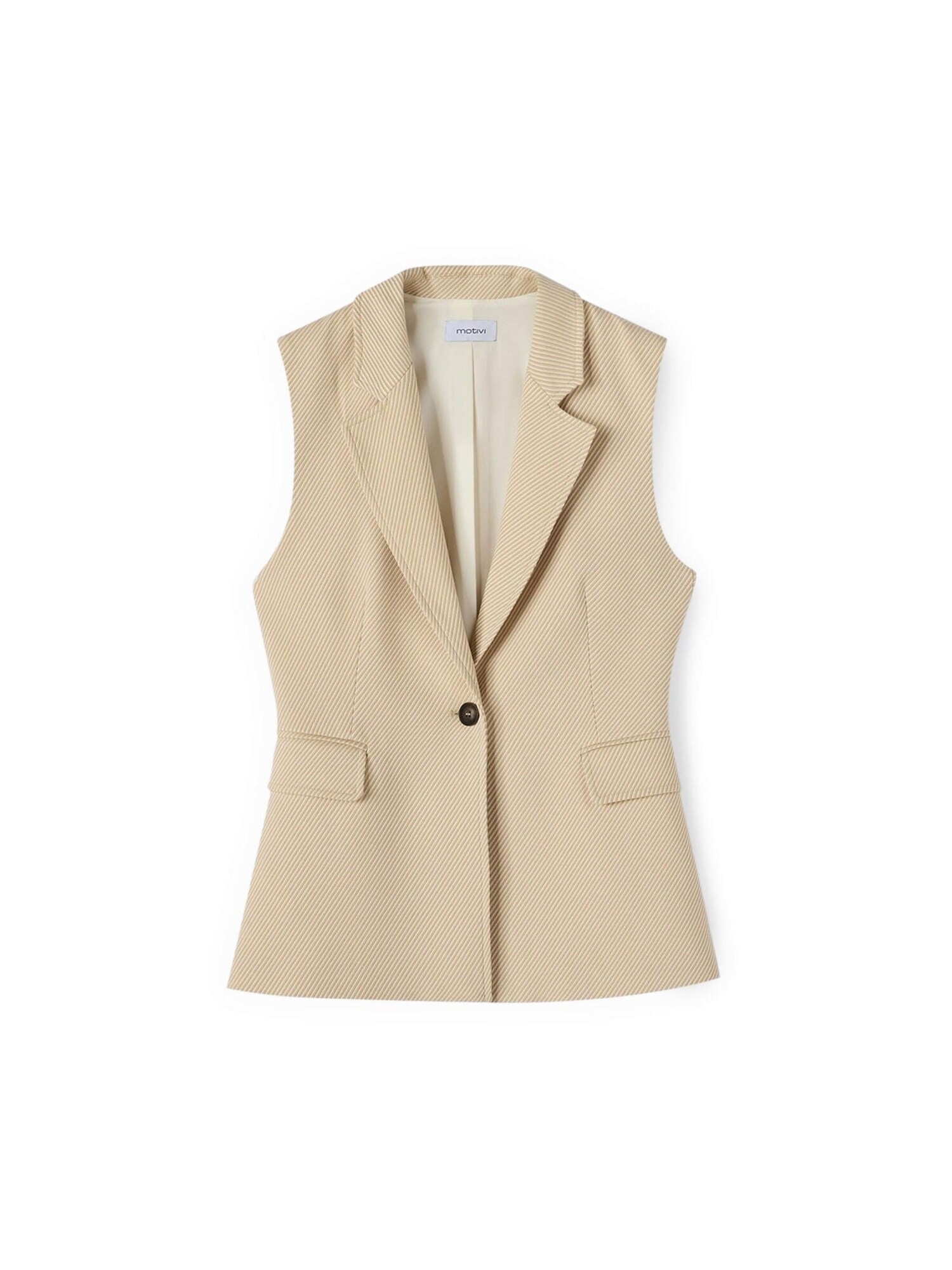 MOTIVI Chaleco  beige