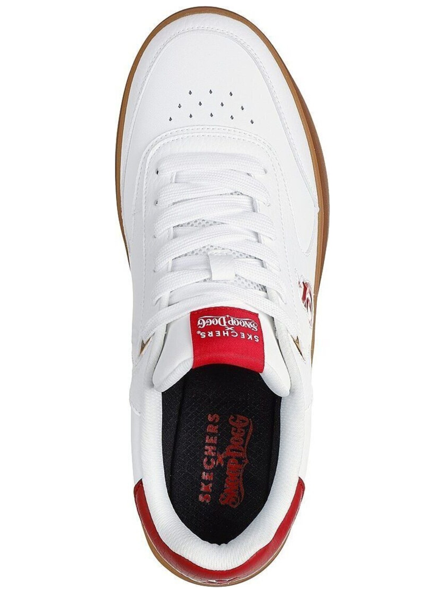 SKECHERS Zapatillas deportivas bajas 'Courtside - Cali Dudez'  rojo / blanco – imagen 4