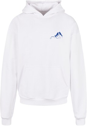 Merchcode Sweatshirt ‘Love Birds’ Blauw / Wit