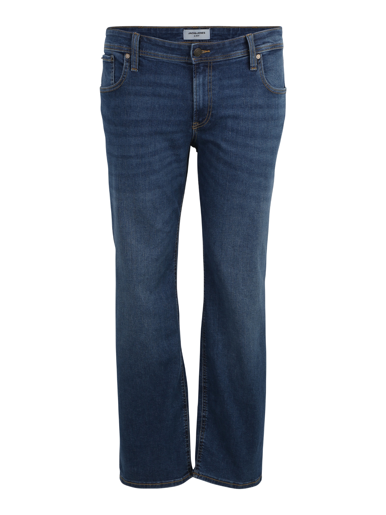 Jack & Jones Plus Jeans 'CLARK ORIGINAL SQ 101'  albastru denim