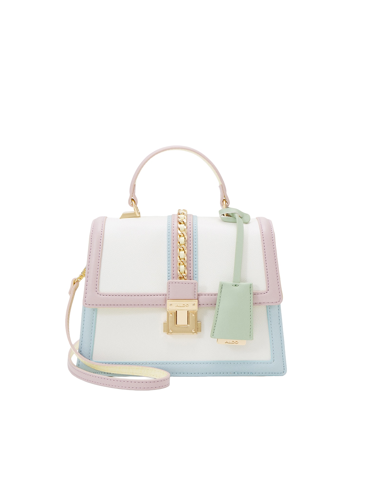 ALDO Poșete MARTISSA  albastru / roz deschis / alb