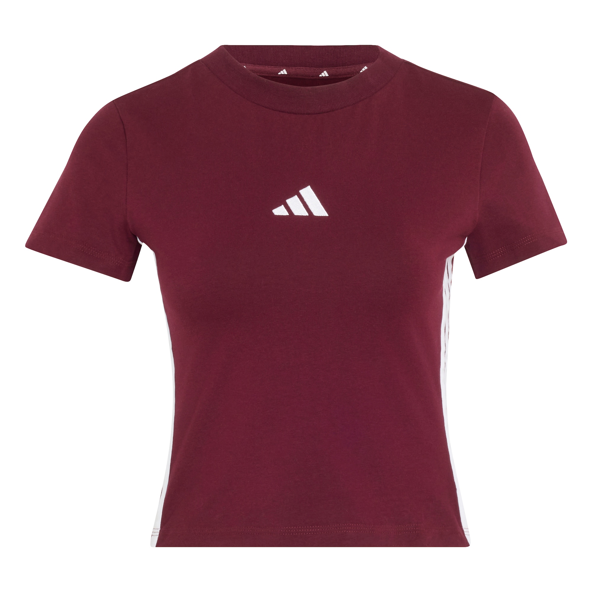 ADIDAS SPORTSWEAR Tricou funcțional Essential castaniu / alb