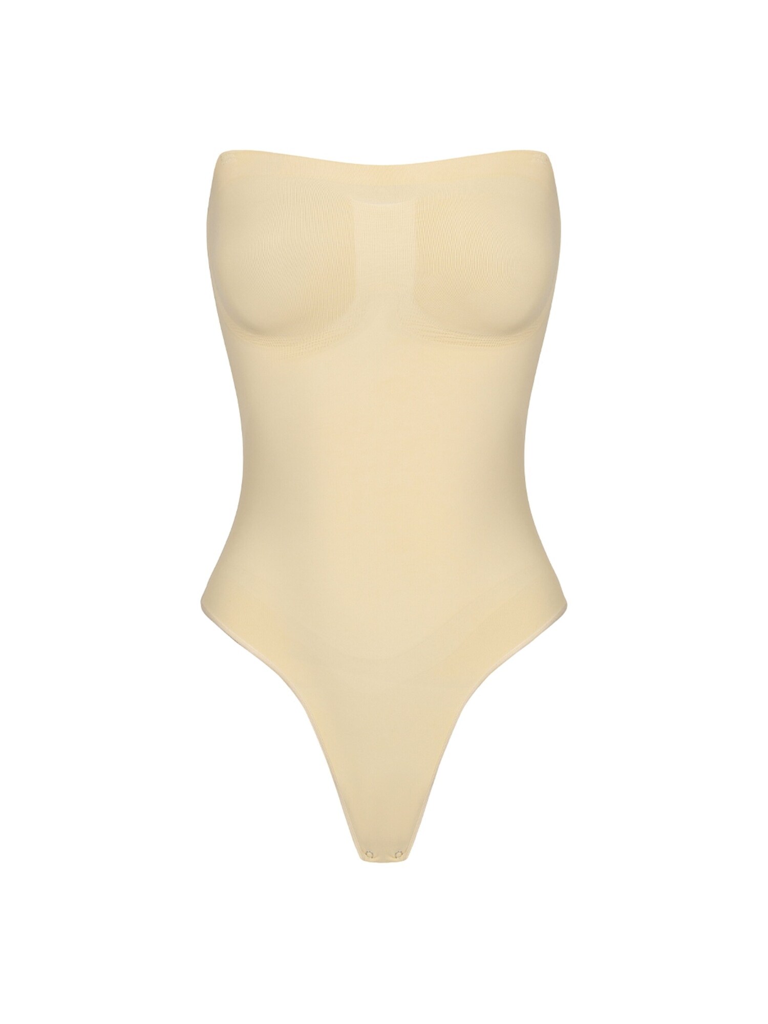 cfab Bodi za oblikovanje 'Trägerloser Bodysuit Sculpting Shapewear mit String' bijela