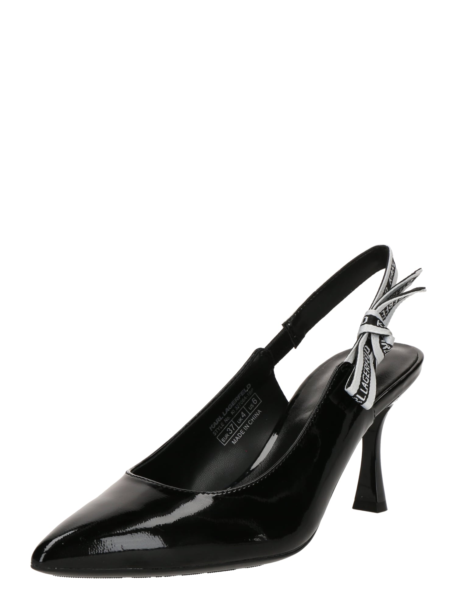 Karl Lagerfeld Pumps  negru / alb