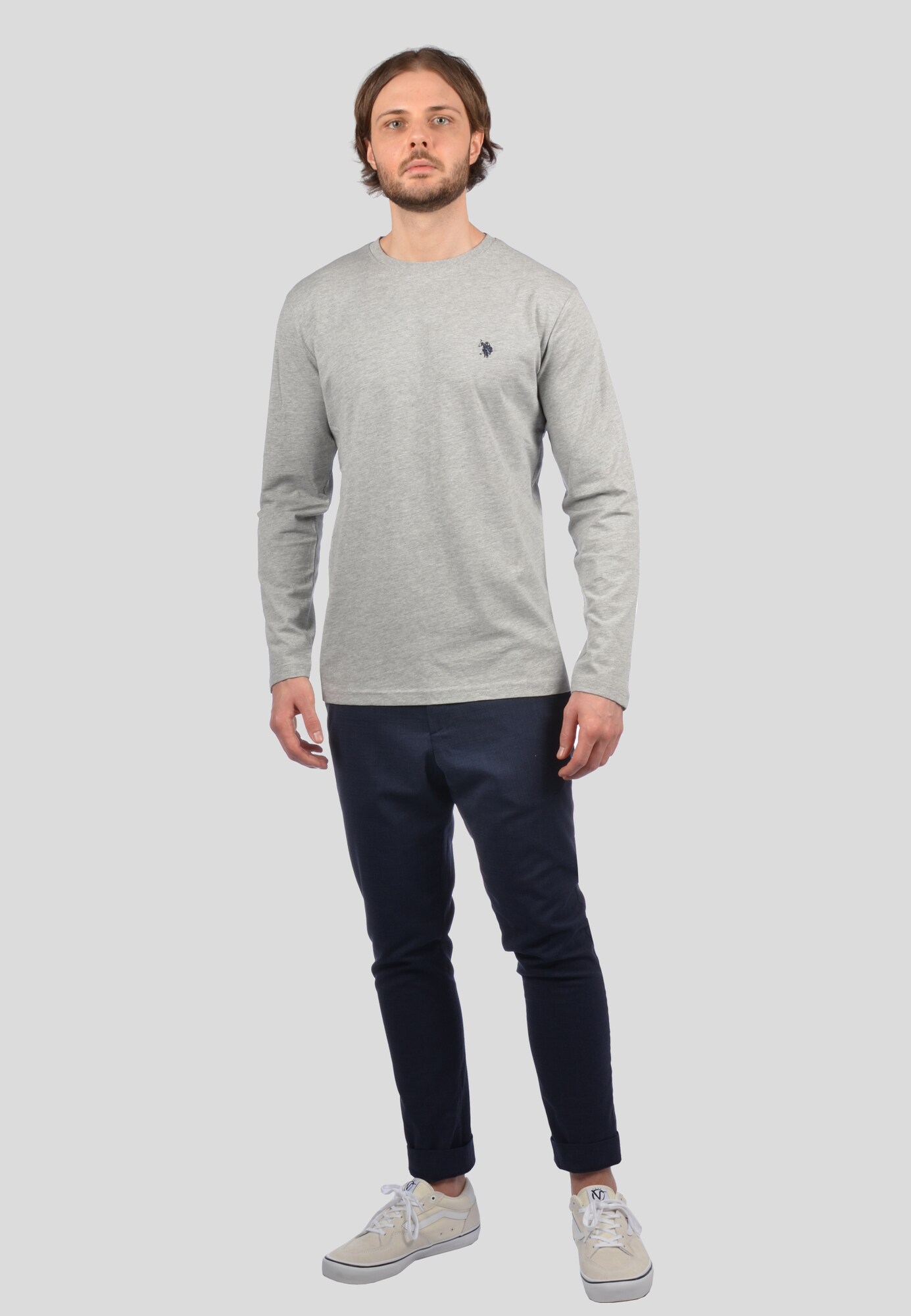 U.S. POLO ASSN. Tričko svetlosivá (obrázok 3)