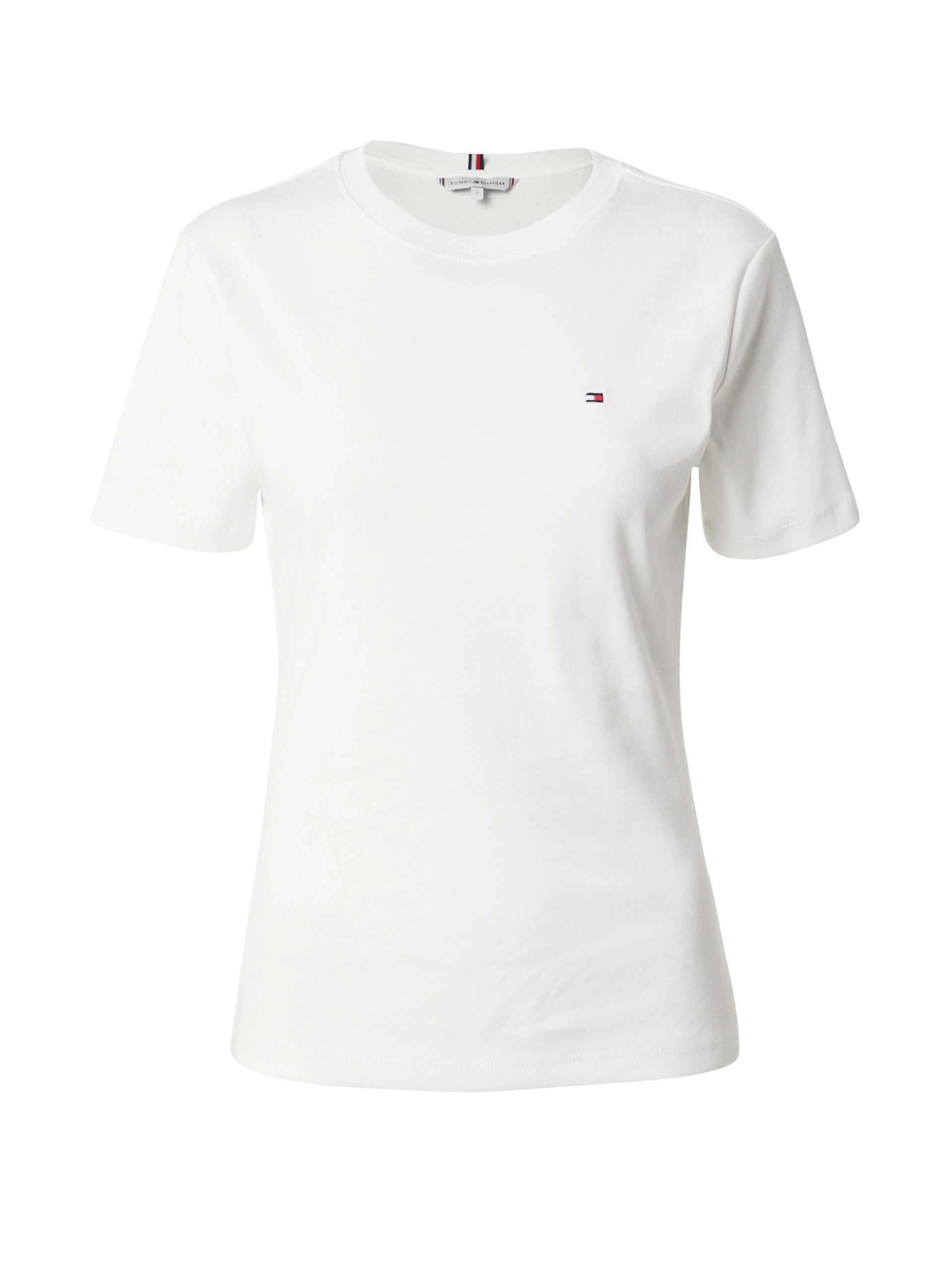 TOMMY HILFIGER T-shirt 'Cody' ecru / marinblå / röd dam