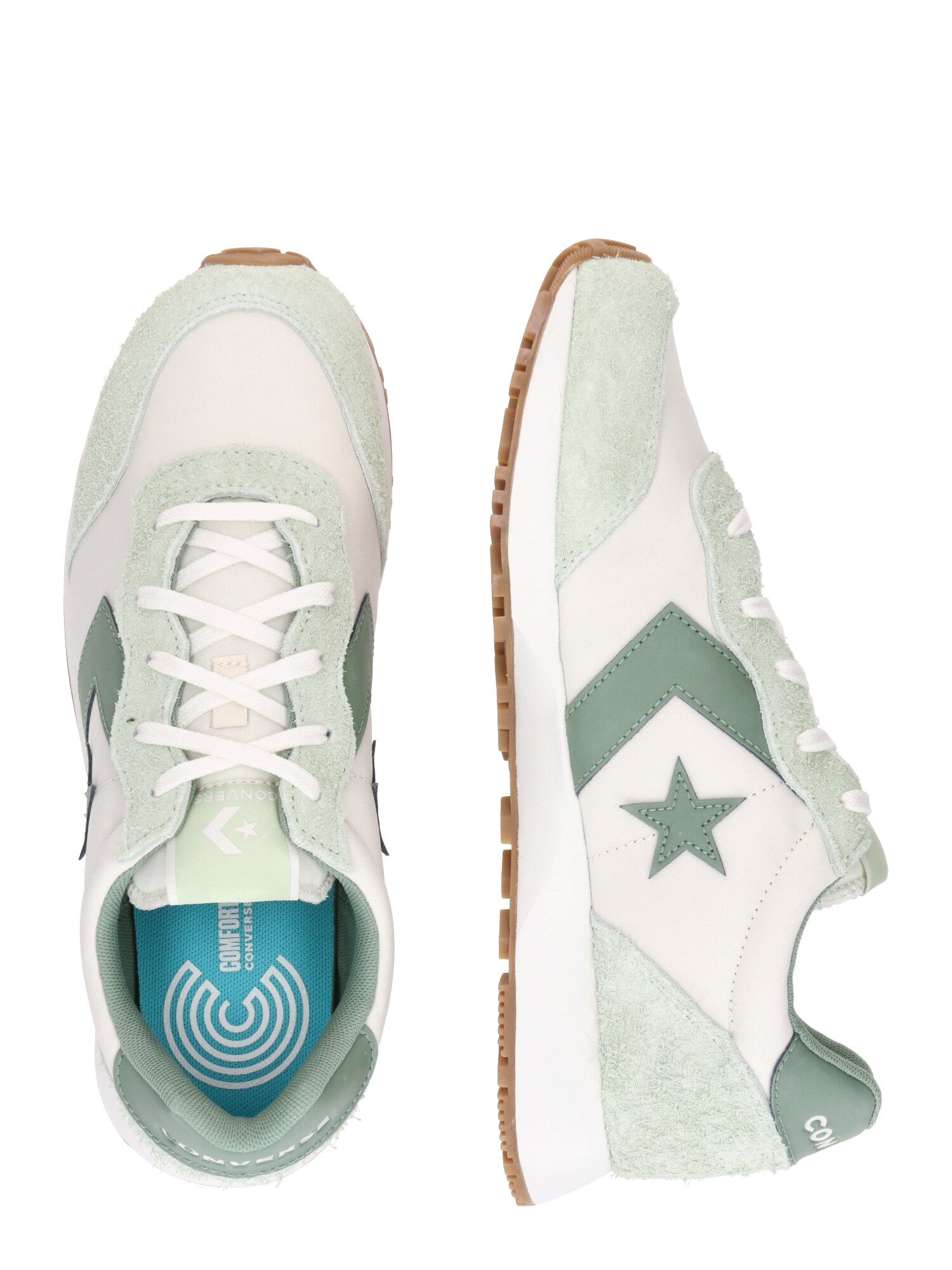 CONVERSE Rövid szárú sportcipők 'CONVERSE OMEGA'  menta / természetes fehér termék 2. képe