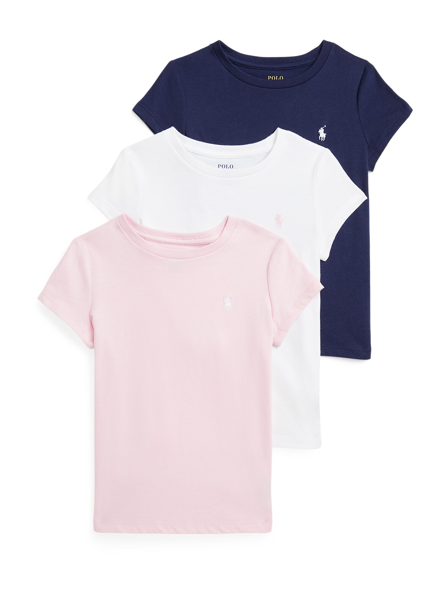 Polo Ralph Lauren Póló  sötétkék / rózsaszín / fehér akciós termékkép 1