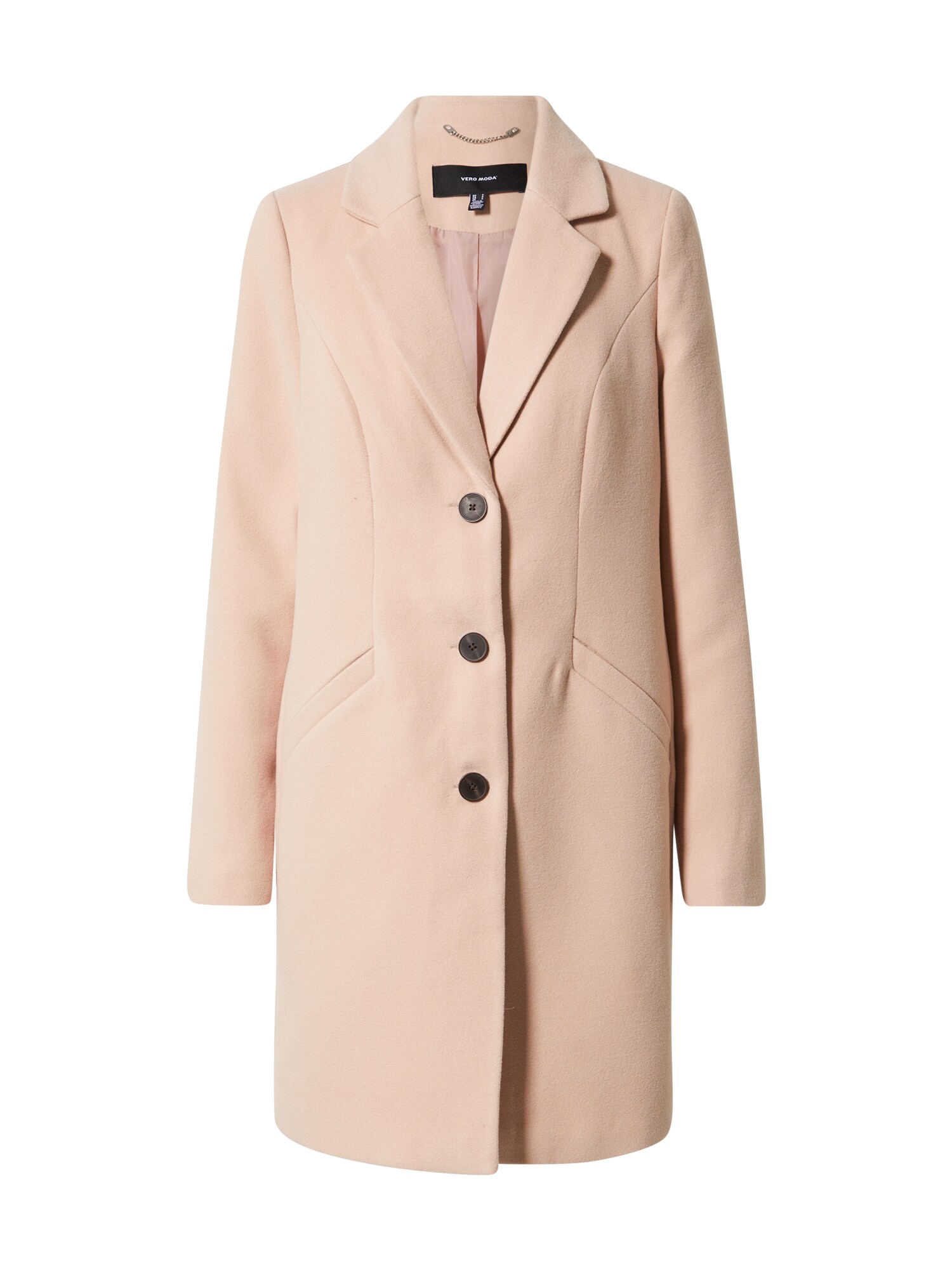VERO MODA Rudeninis-žieminis paltas 'Calacindy'  rožinė