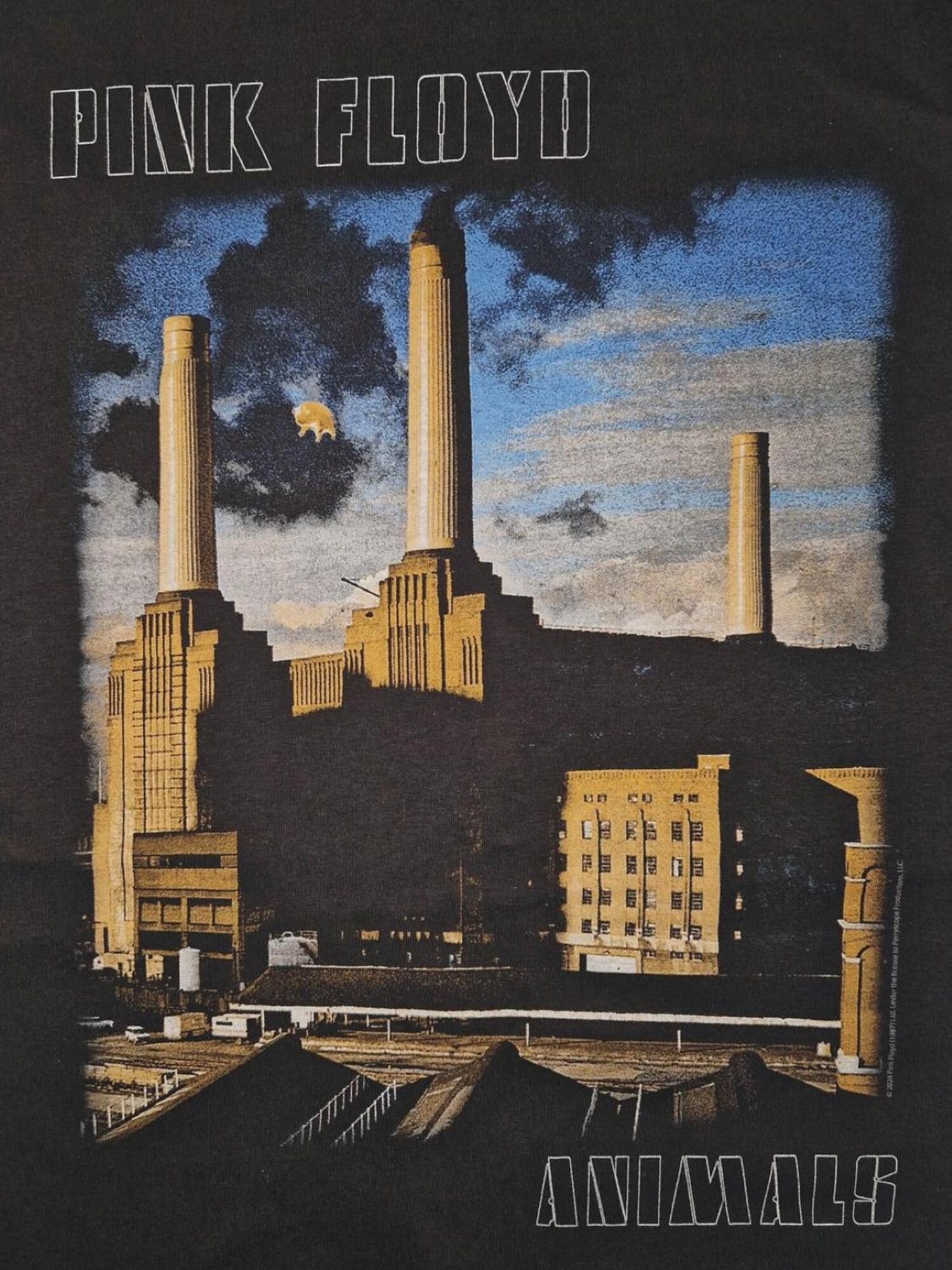 Pink Floyd Camiseta 'Pink Floyd - Animals t-shirt'  negro – imagen 4