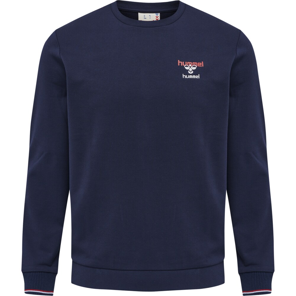Hummel Sweatshirt 'Dayton' Herren Größe XXS navy / rot / weiß