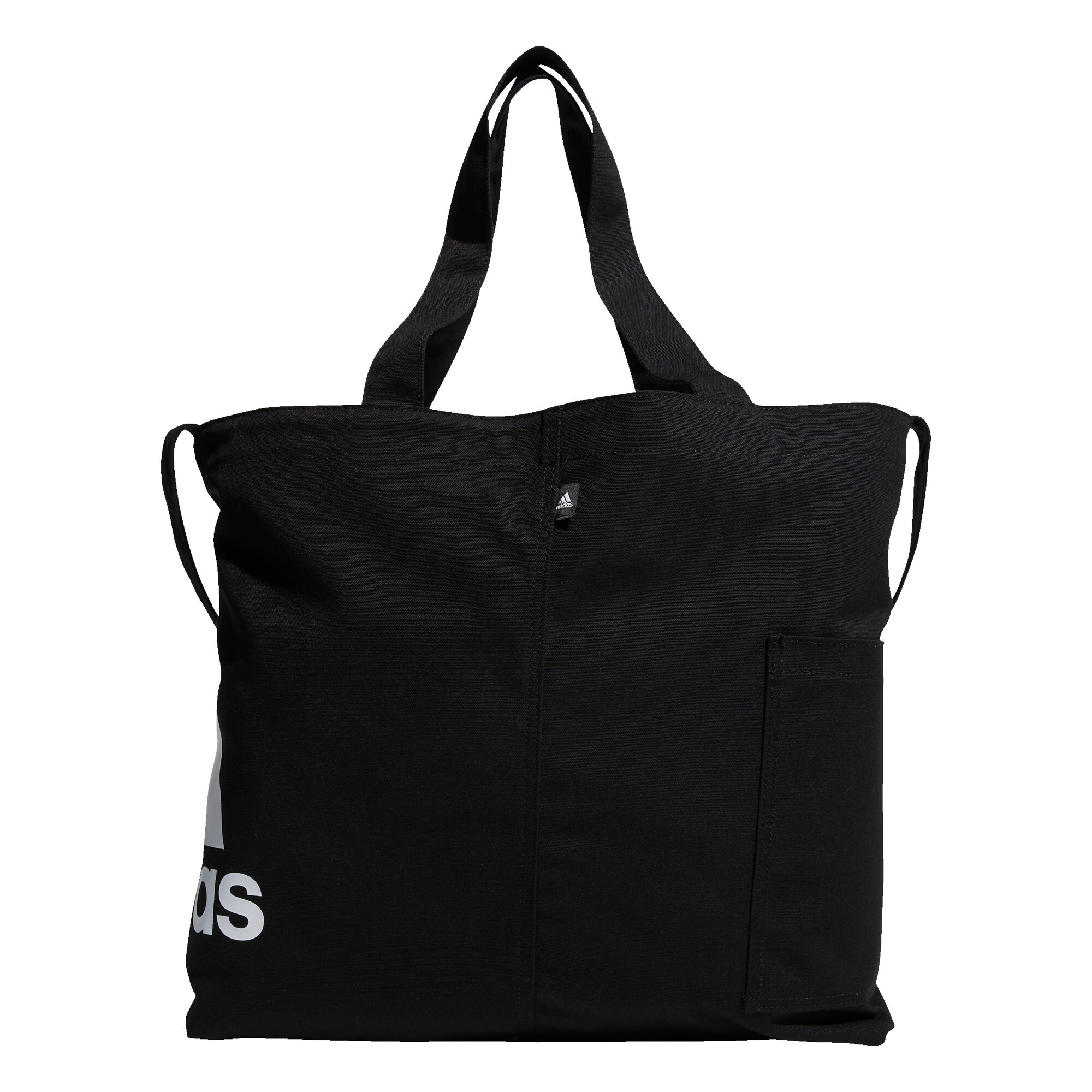 ADIDAS SPORTSWEAR Спортна чанта 'Canvas Tote'  черно / бяло