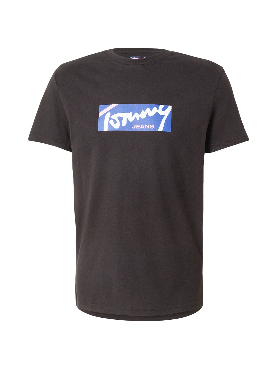 T-shirt blå / rosa / svart