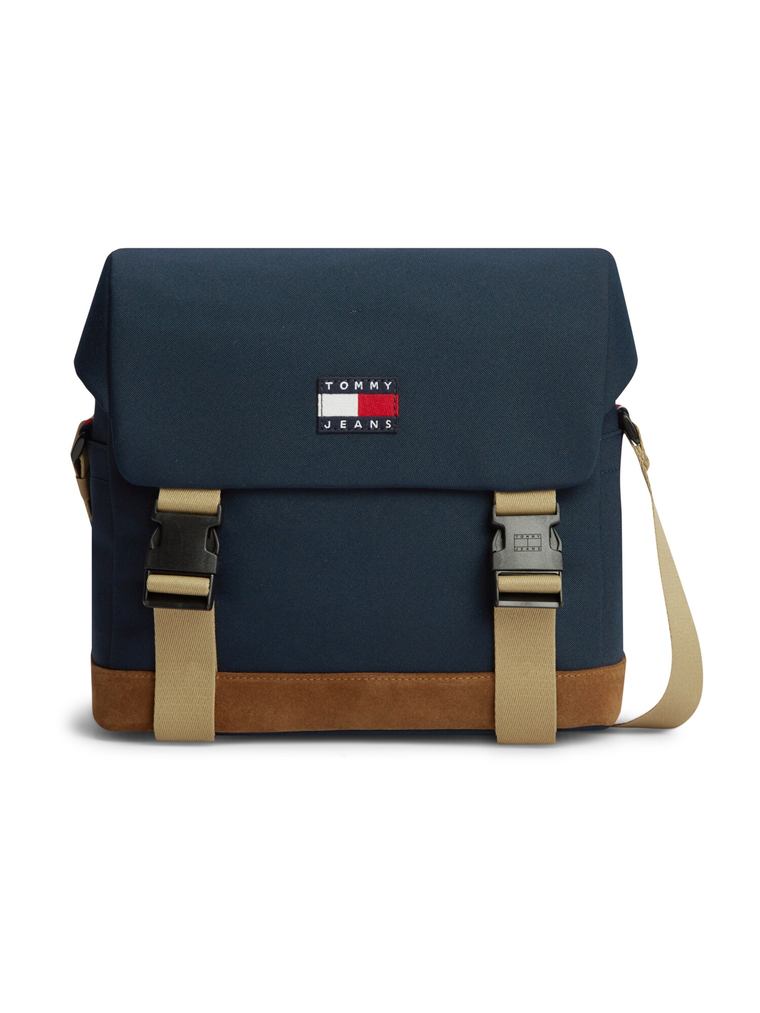 Tommy Jeans Messenger  tmavomodrá / sépiová