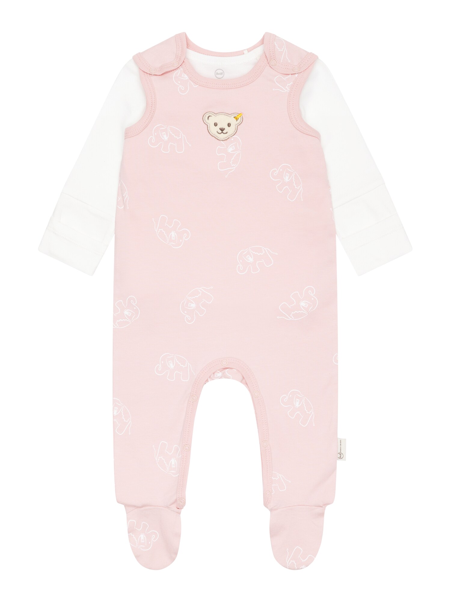 Steiff Collection Set  maro cappuccino / maro închis / roz / alb