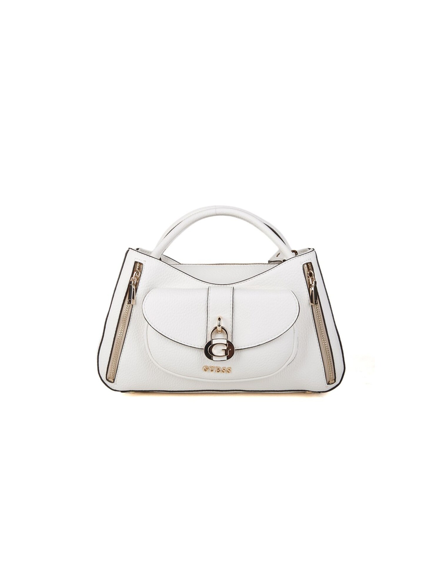 GUESS Bolso de mano 'Jessa Girlfriend Satchel'  blanco
