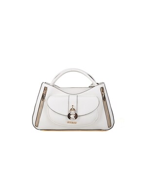 GUESS Bolso de mano 'Jessa Girlfriend Satchel'  blanco
