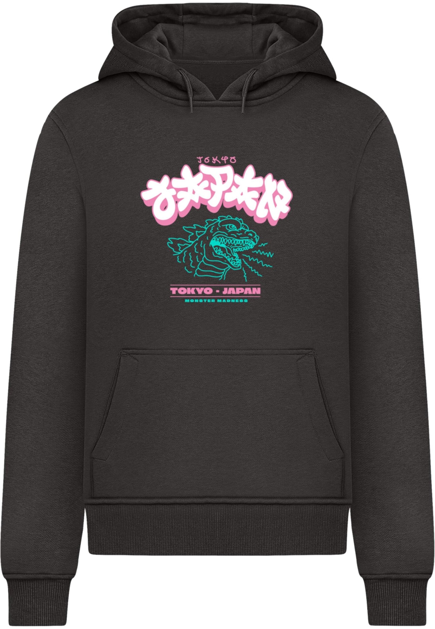 Mister Tee Sudadera 'Tokyo Madness' esmeralda / rosa / negro / blanco