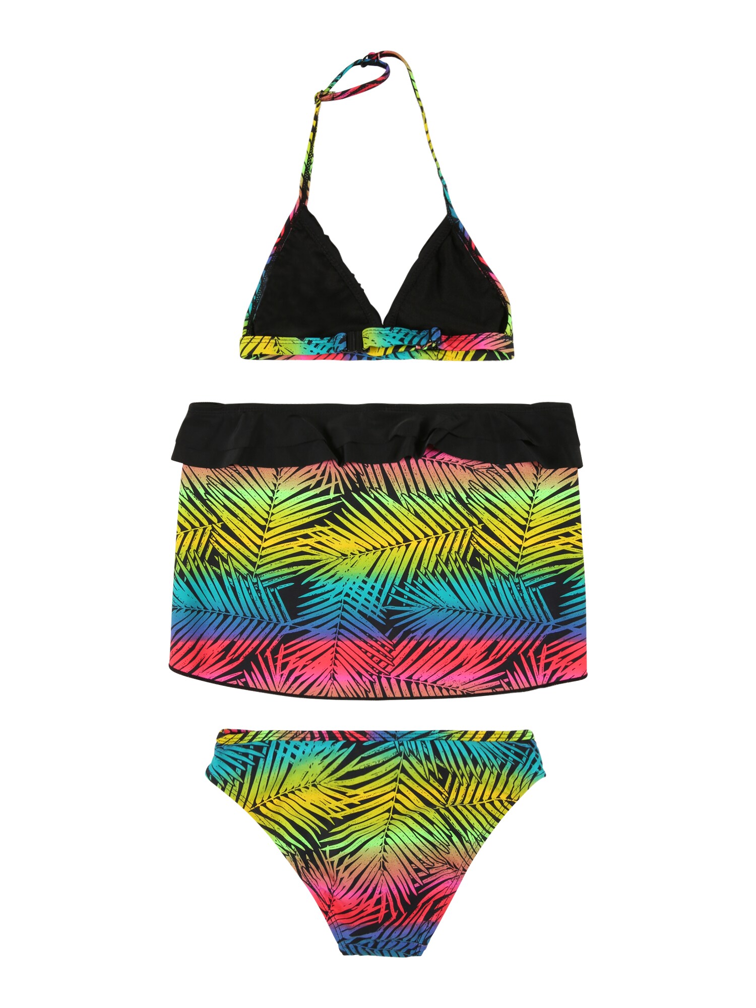 petit amour Bikini  világoskék / neonzöld / rózsaszín / fekete termék 2. képe