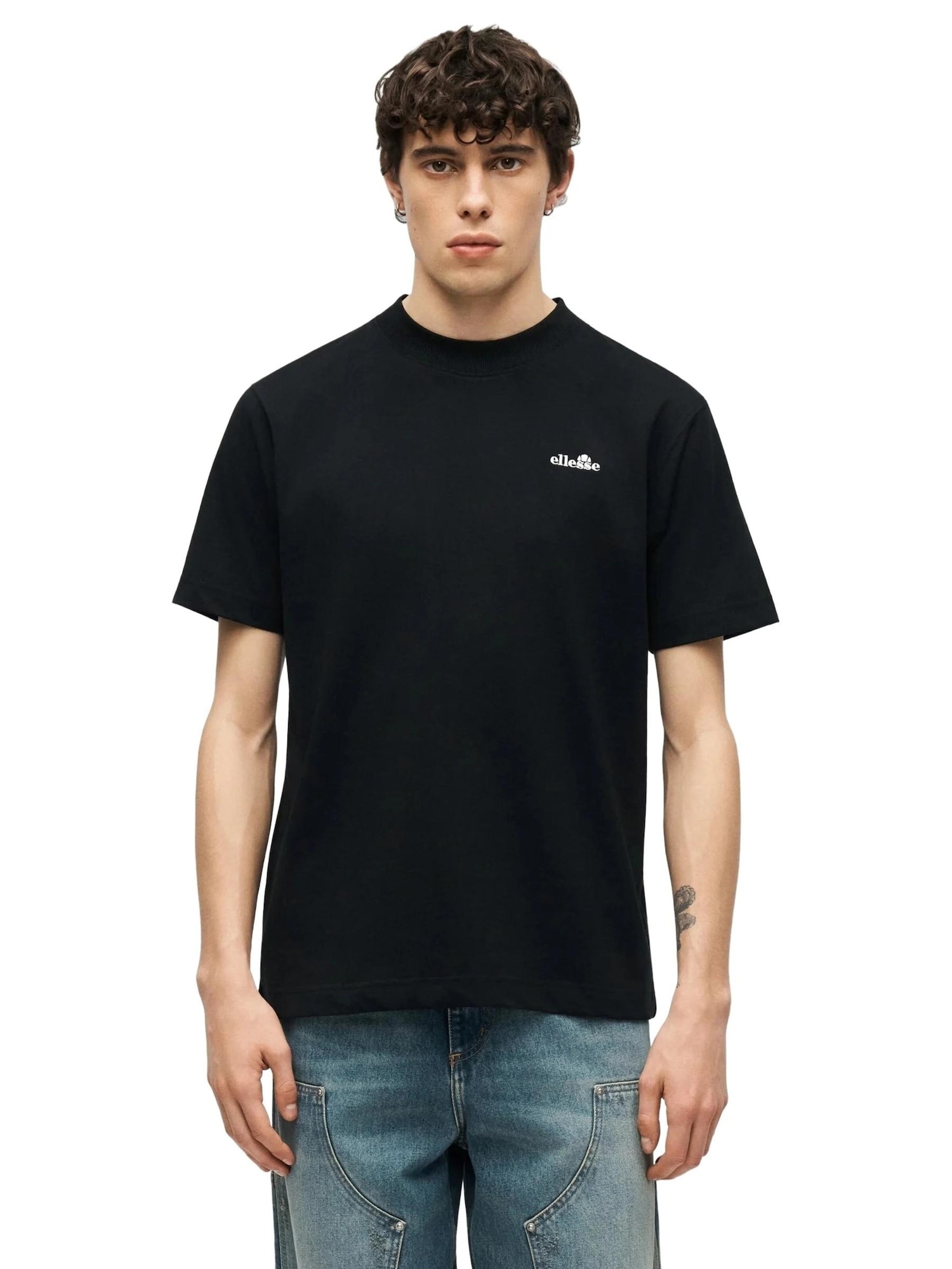 ELLESSE Tricou Camiseta ellesse negra acciano tee negru