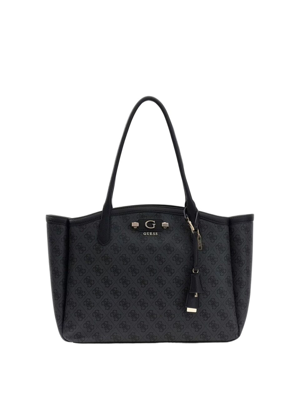 Shoppingväska 'Guess Cabas Lindsey Coal Logo'