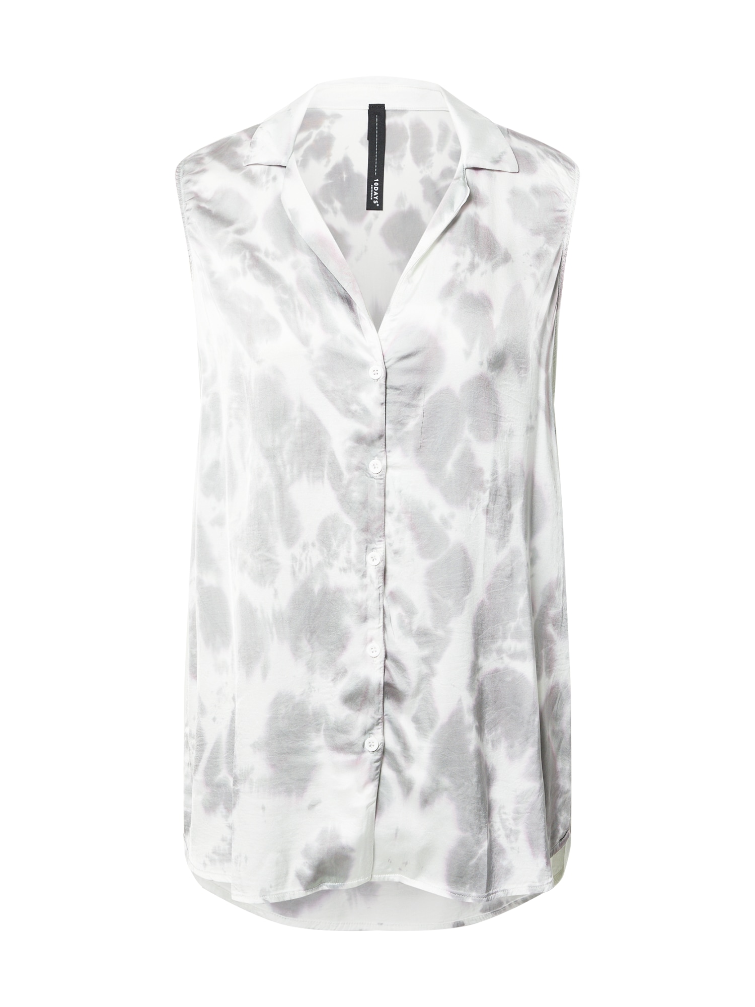 10Days Bluse pilka / balta