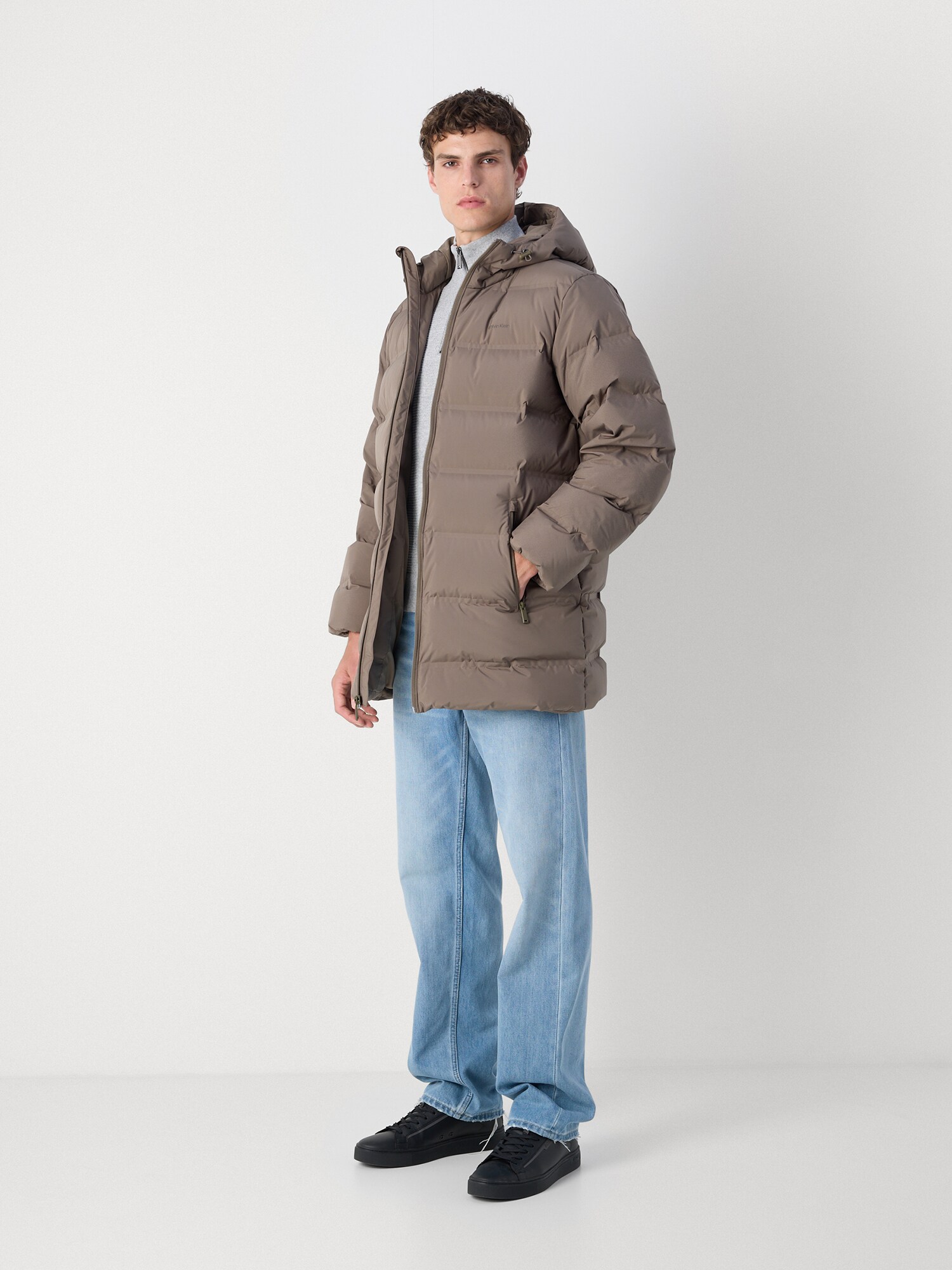 Calvin Klein Zimná bunda  mokka (obrázok 4)
