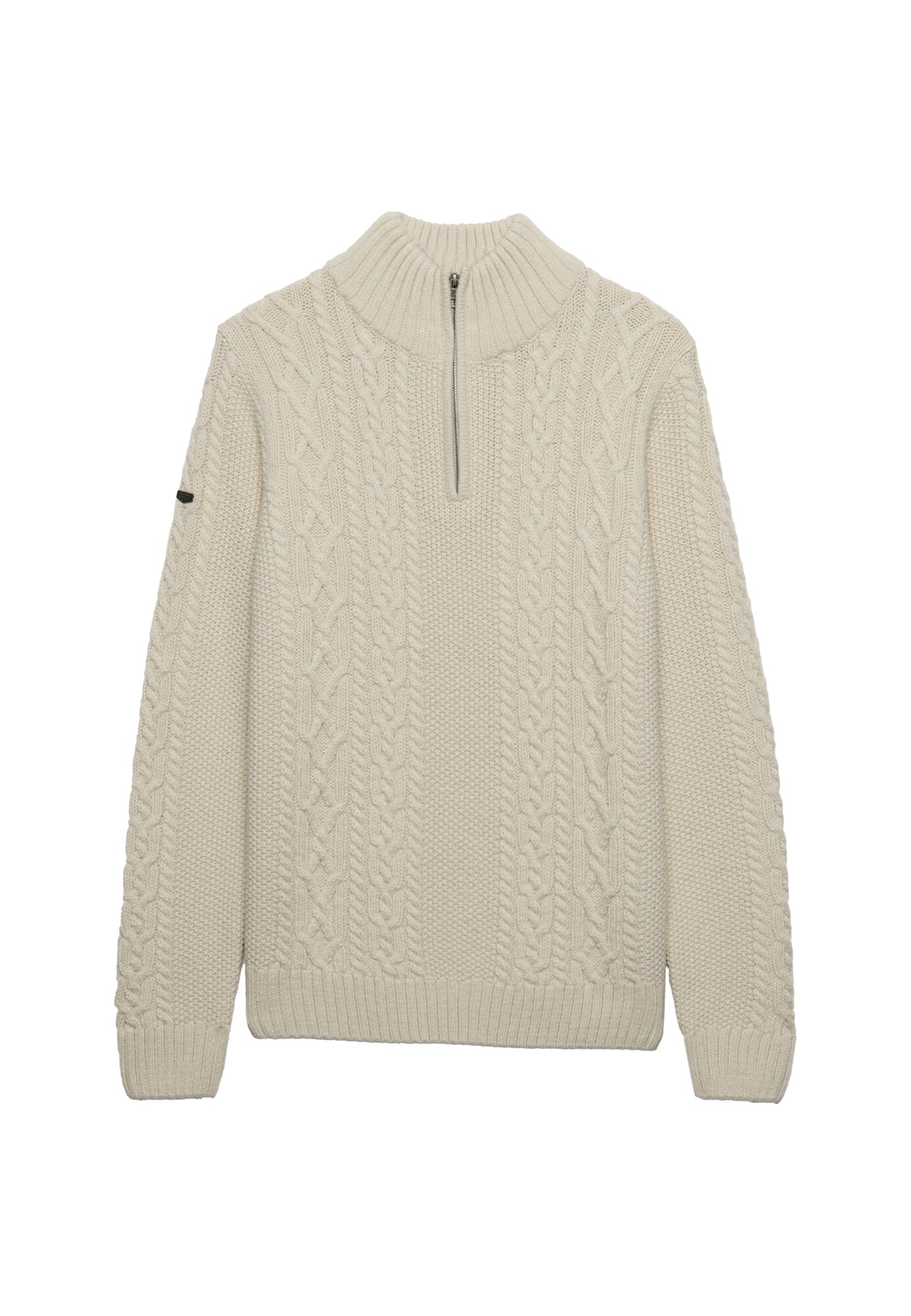 Superdry & Co Pulover JACOB alb kitt