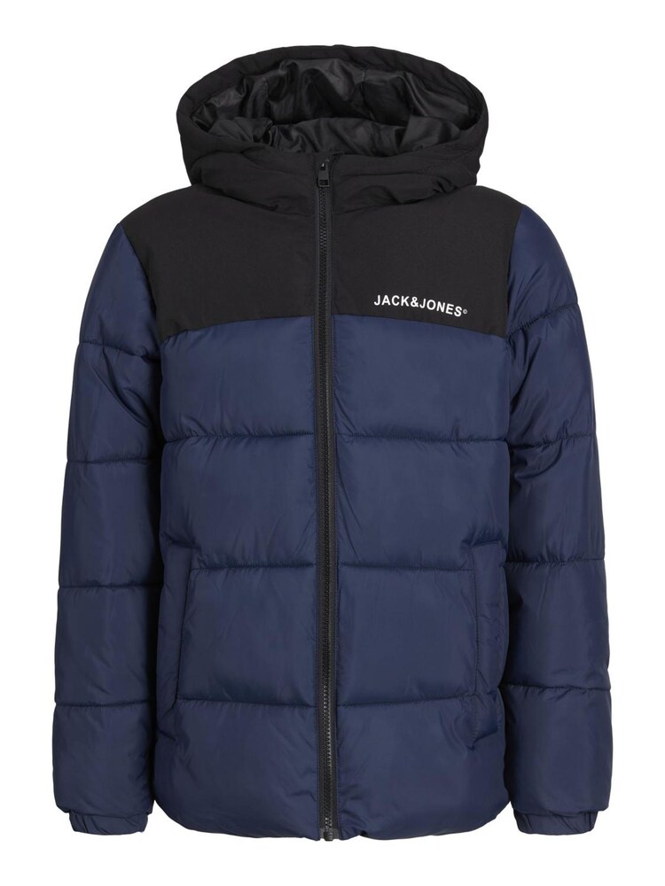 JACK & JONES MINI Jacke Jungen Größe 98 blau / schwarz / weiß