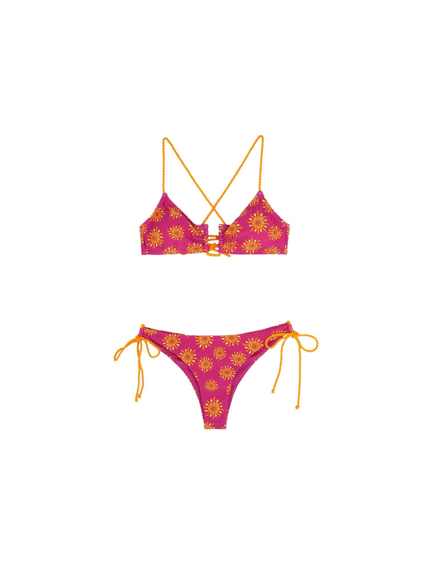 Scalpers Bikini ' '  lila / burgundi vörös akciós termékkép 1