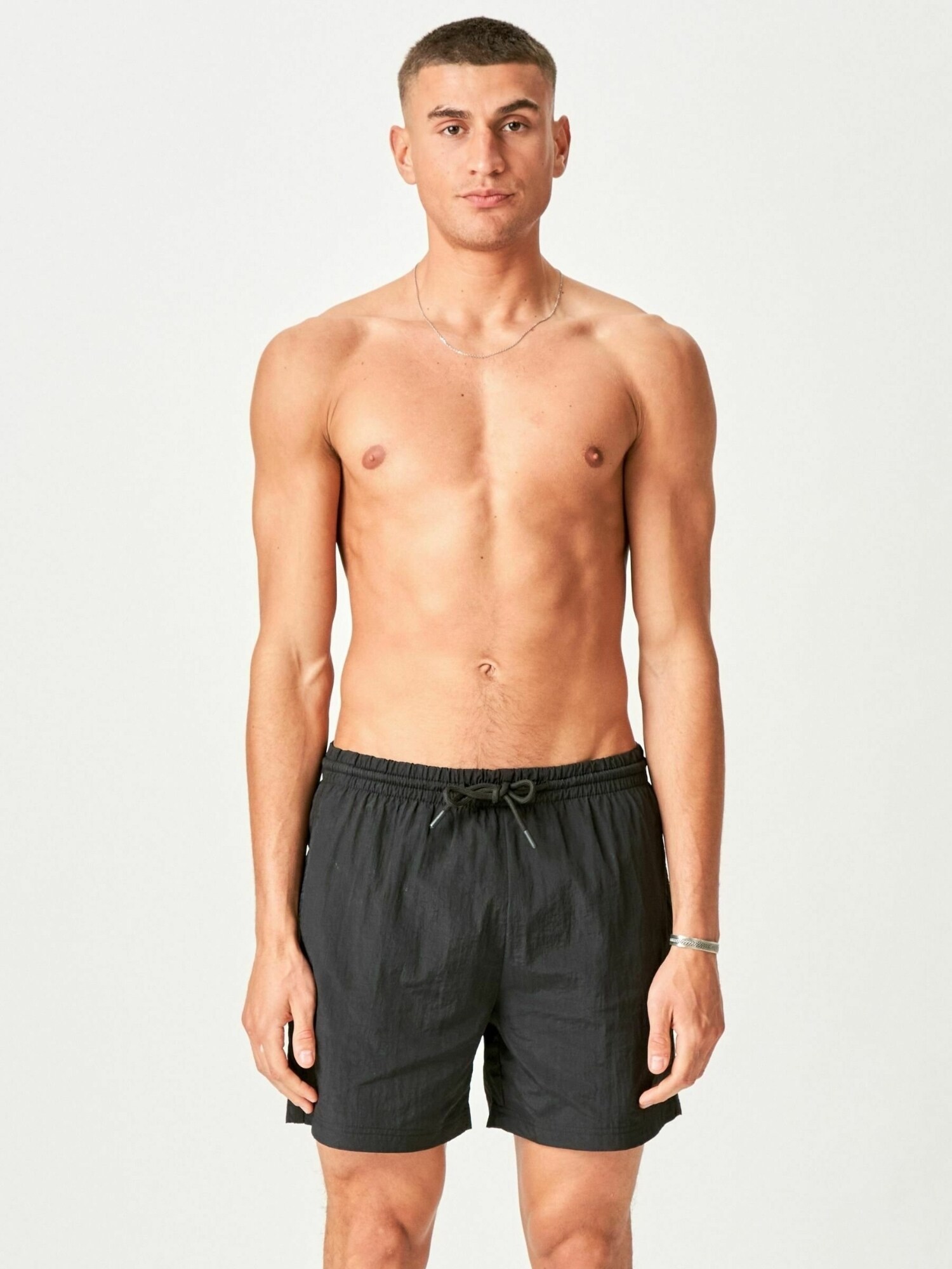 TEESHOPPEN Șorturi de baie ' Premium Badeshorts '  negru