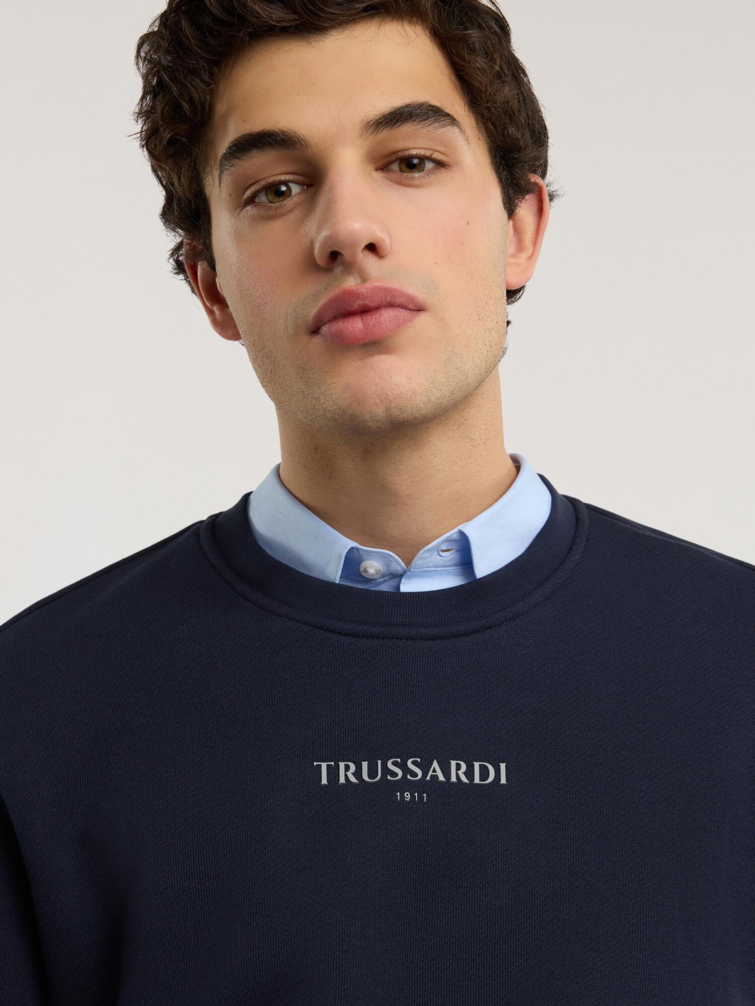 Trussardi Jersey  azul claro – imagen 12