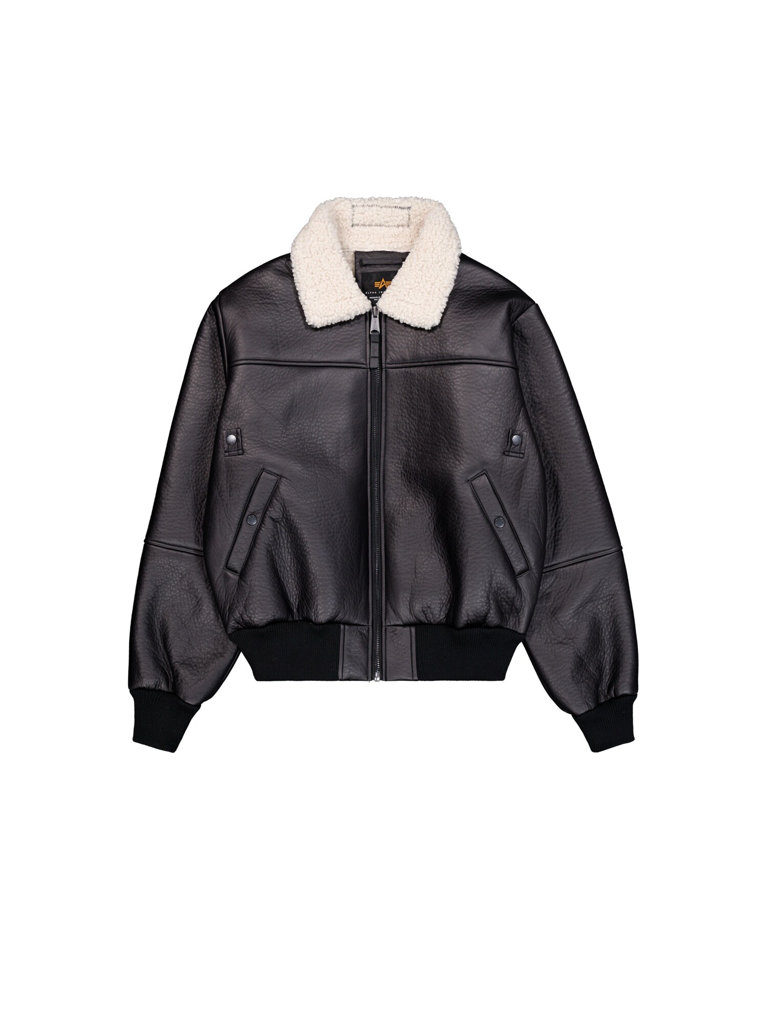 ALPHA INDUSTRIES Zimná bunda 'B-15 Modified'  krémová / čierna