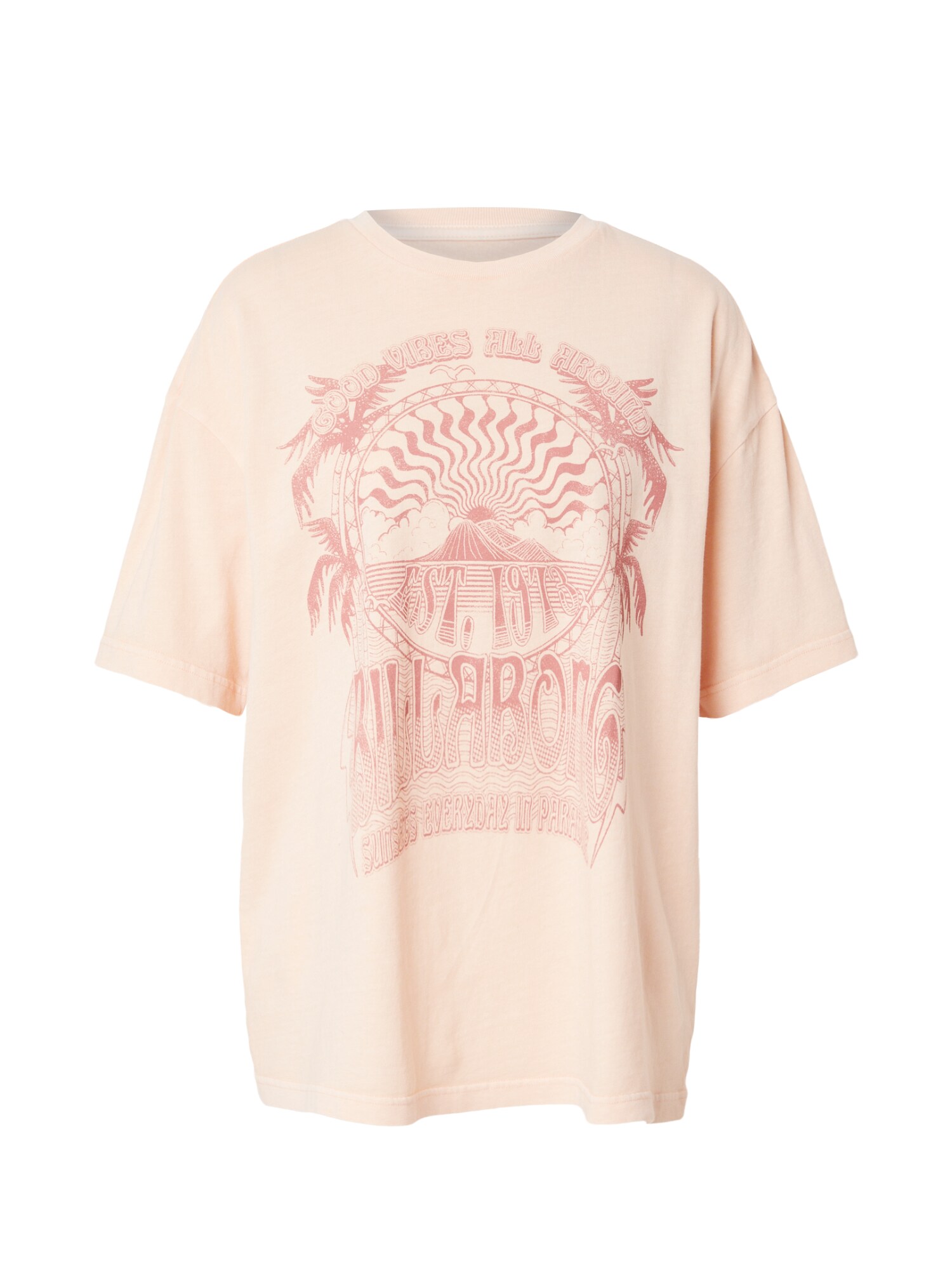 BILLABONG Póló 'BEACH CLASSICS'  pasztellnarancs / sötét narancssárga akciós termékkép 1