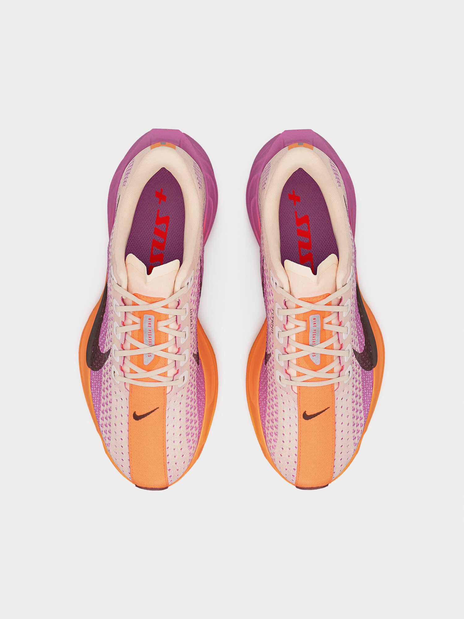 NIKE Zapatillas de running 'Pegasus Plus'  orquidea / naranja / rosa pastel / negro – imagen 3