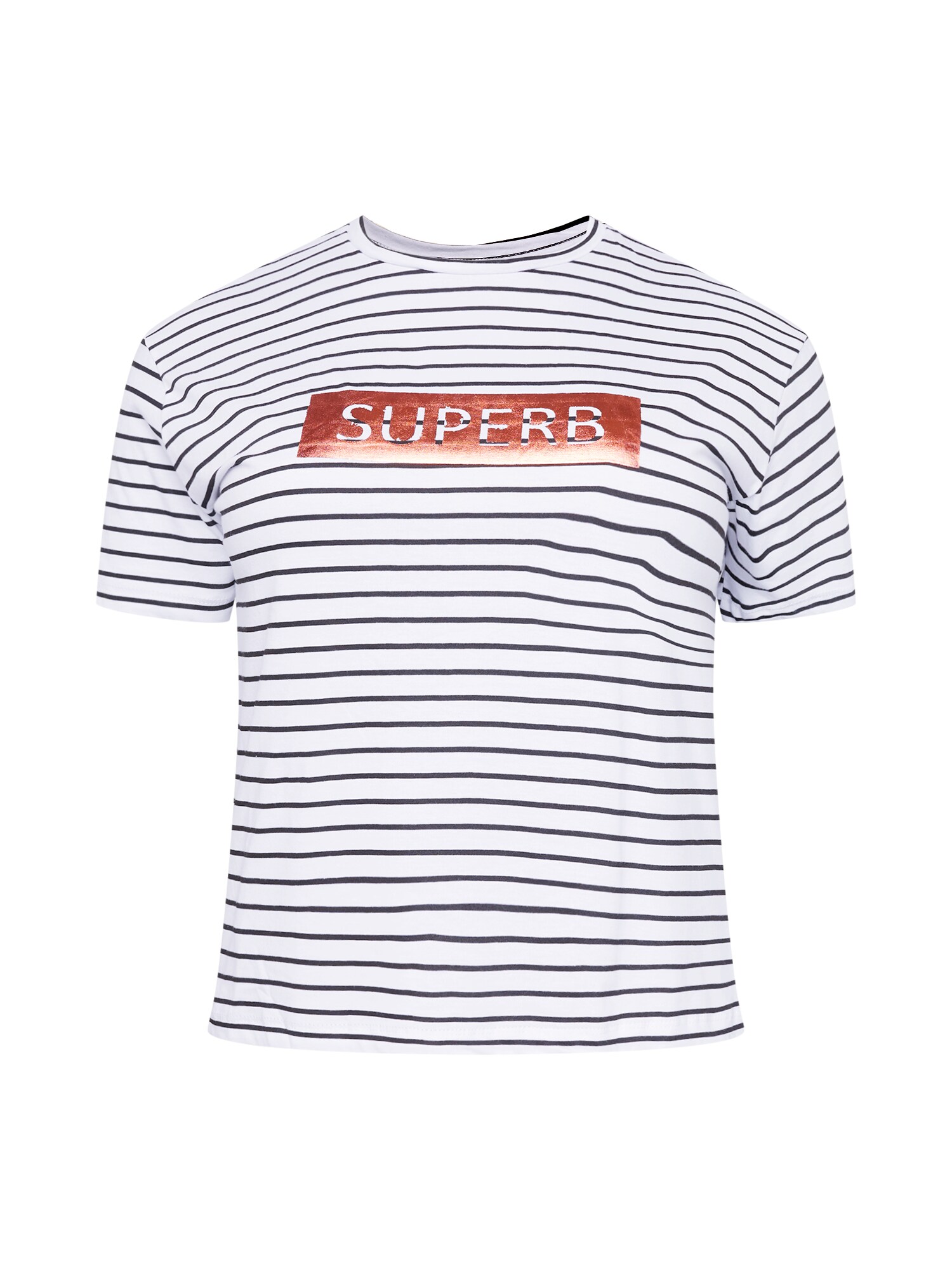 Trendyol Curve Camisa  navy / cobre / branco
