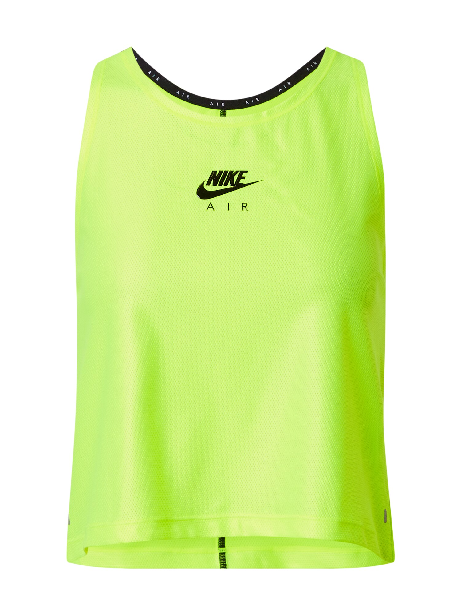 Nike Sportswear Palaidinė be rankovių 'Air'  šviesiai geltona / juoda