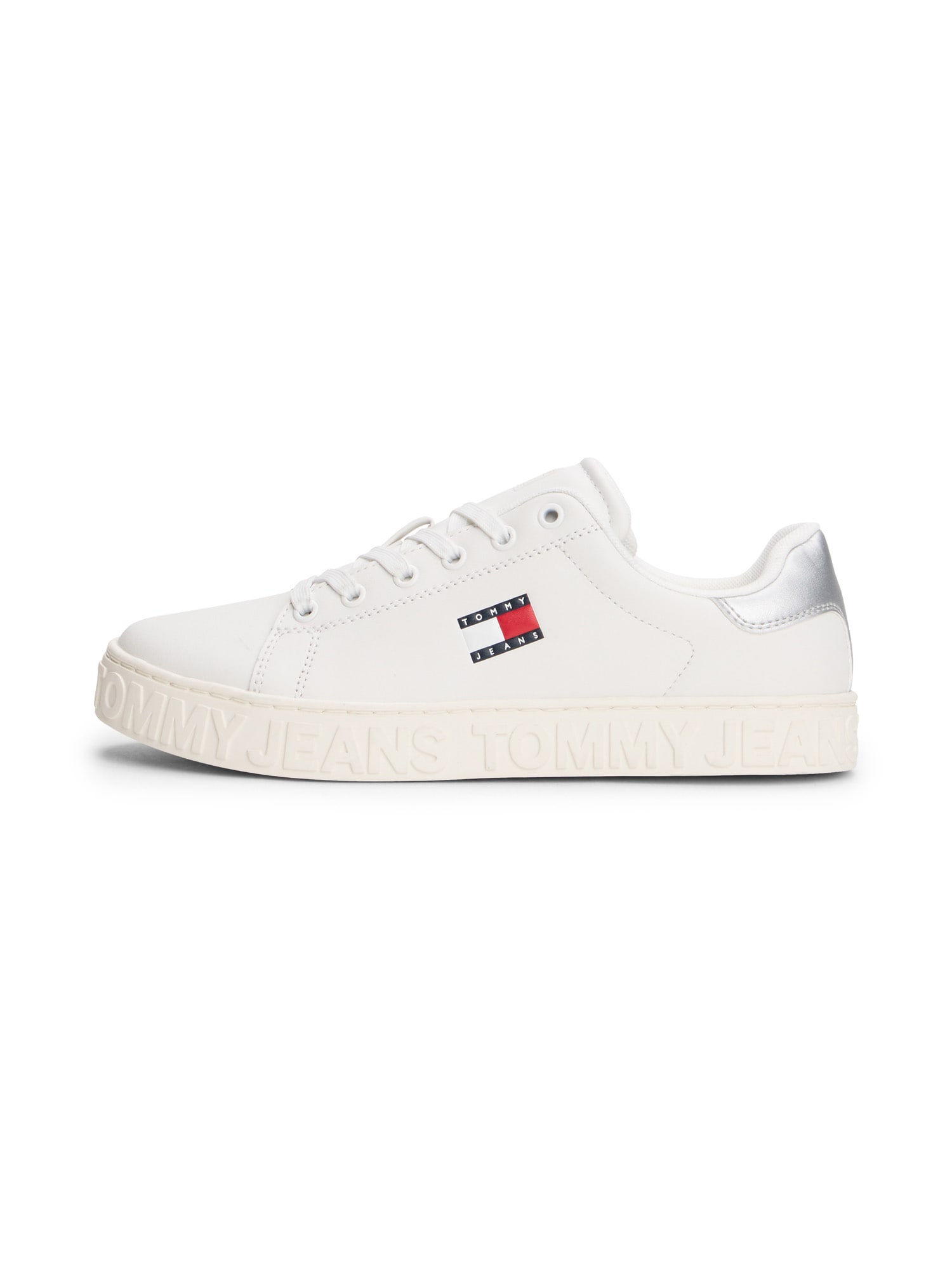 Tommy Jeans Sneaker low Essential  ecru / argintiu