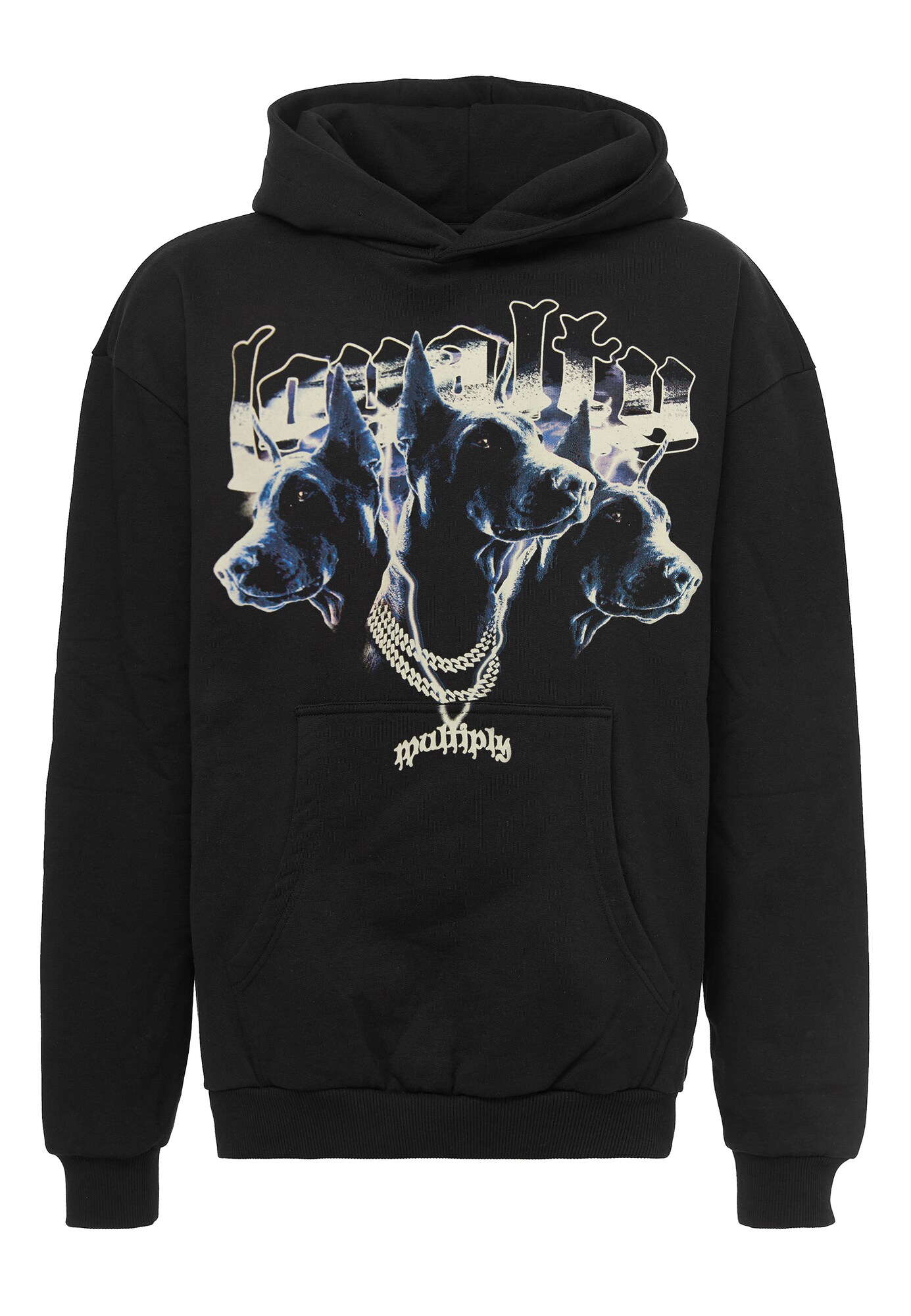 Multiply Apparel Суичър  бежово / нейви синьо / орхидея / черно