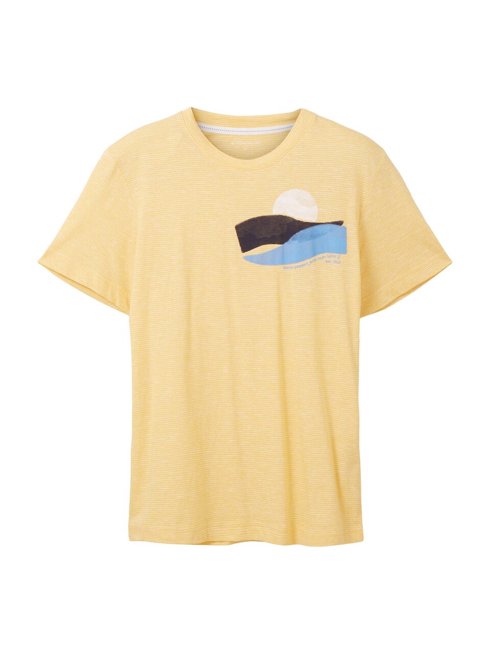 T-shirt ljusblå / gul / svart
