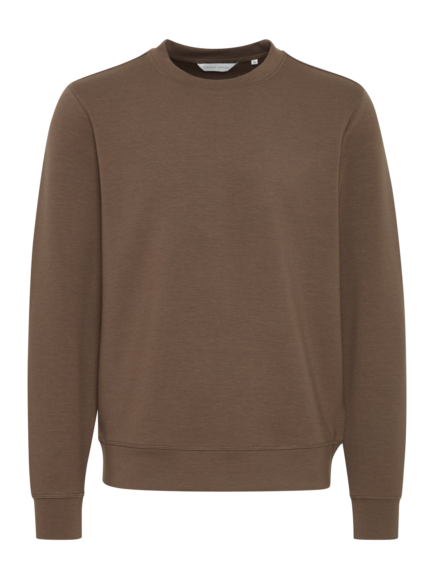 Casual Friday Sweater majica 'Sebastian' moka smeđa