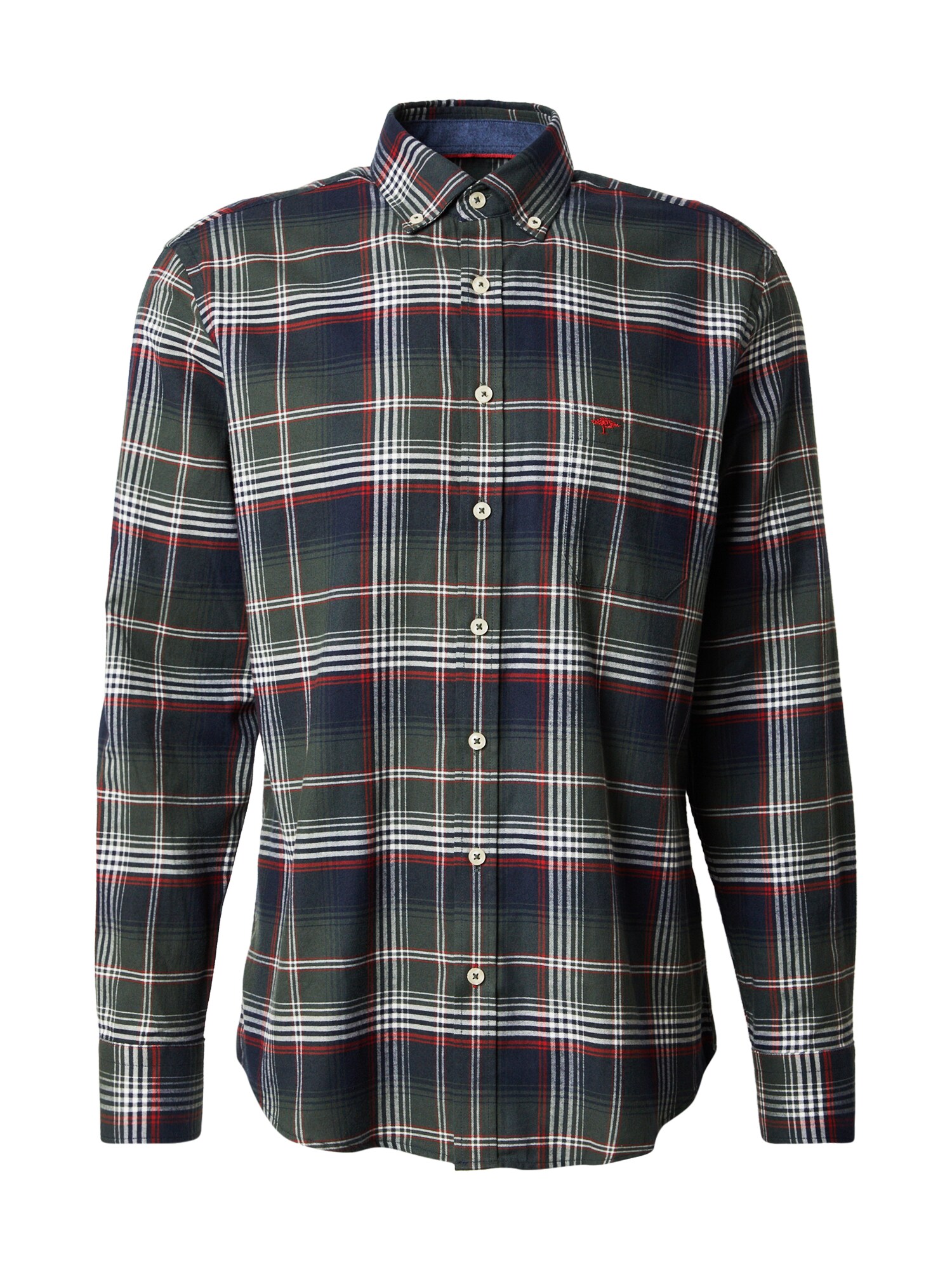 FYNCH-HATTON Cămașă  bleumarin / verde / roșu