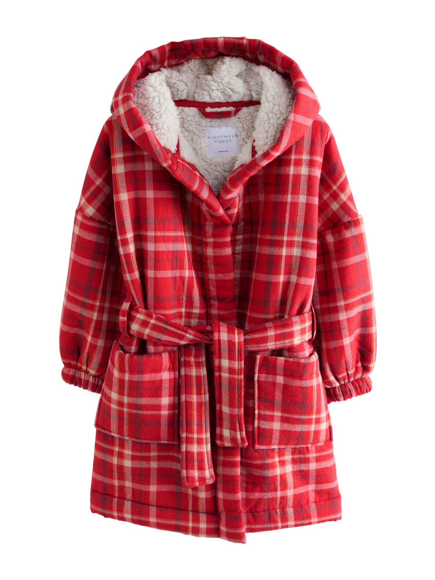 Next Halat de baie  roșu / alb