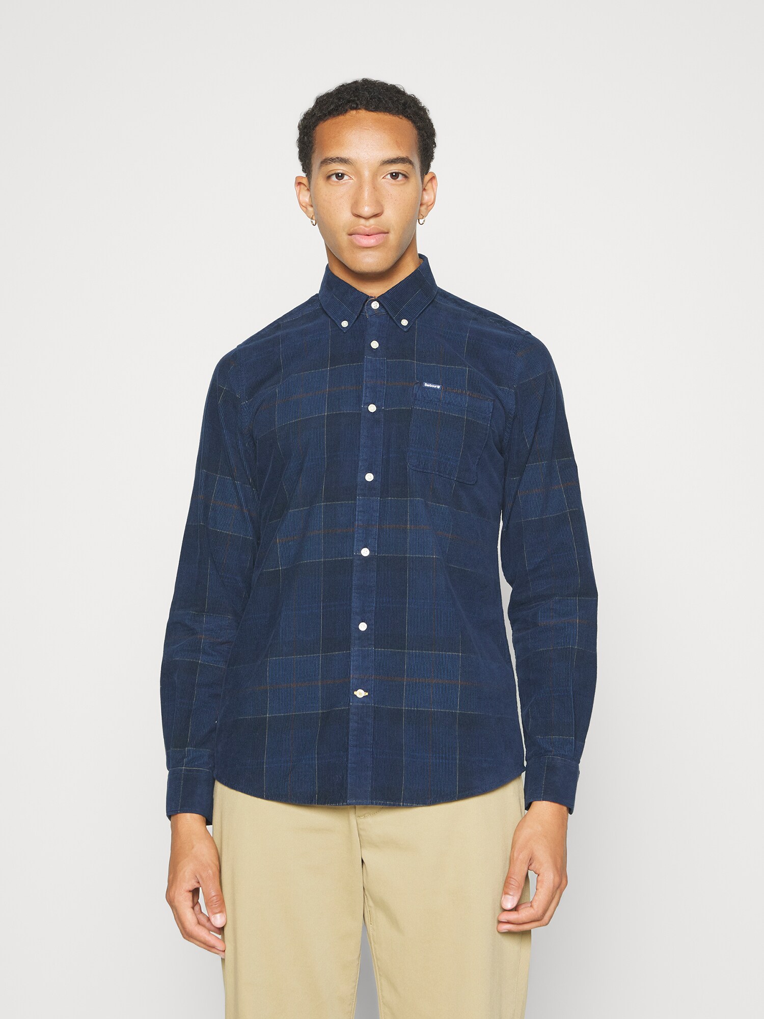 Barbour Camisa 'Blair' marino / navy / chocolate / gris – imagen 2